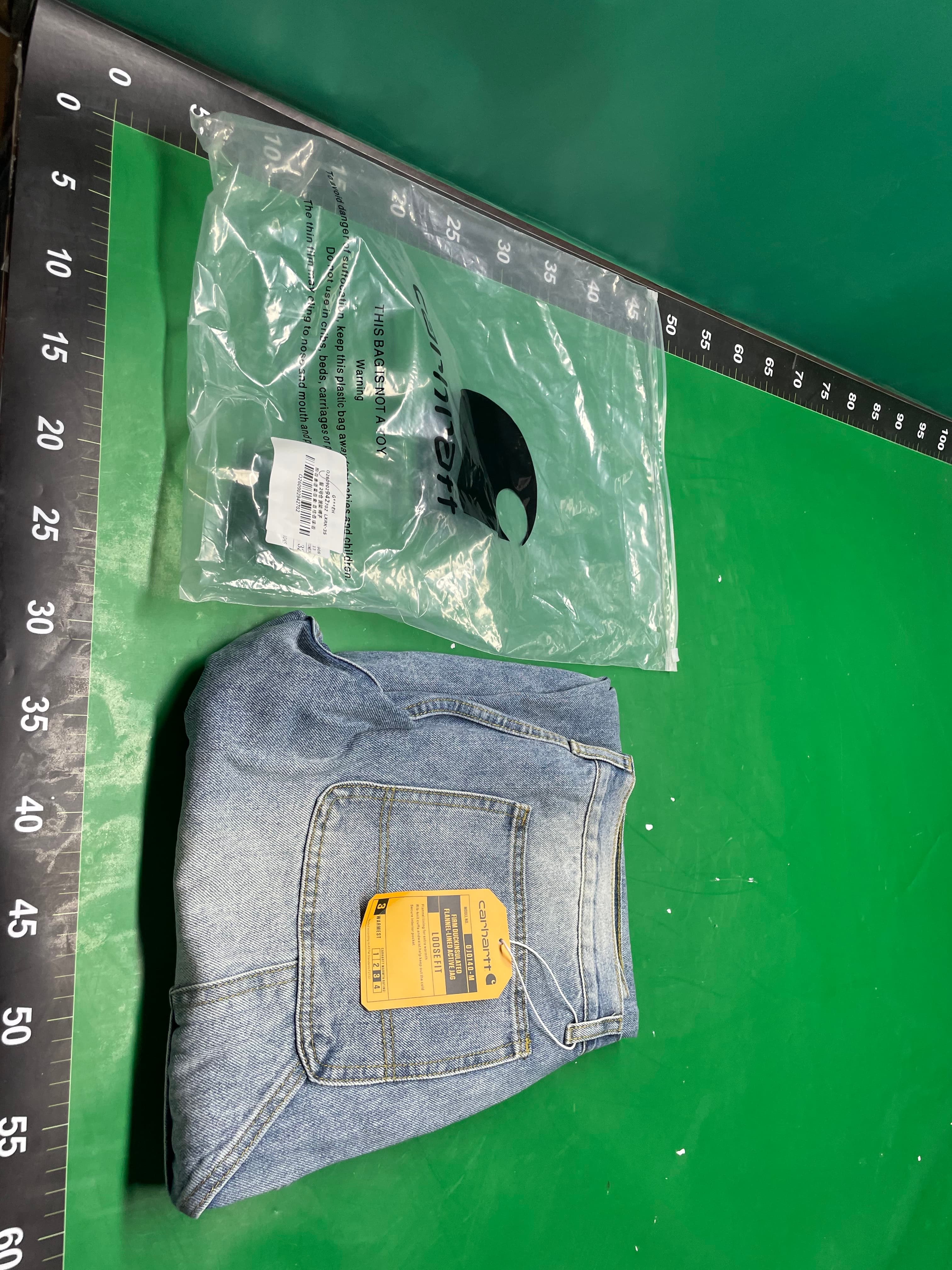 自主款高版本Car卡家伐木工日系工装风牛仔裤宽松直筒高街 — foto QC 1