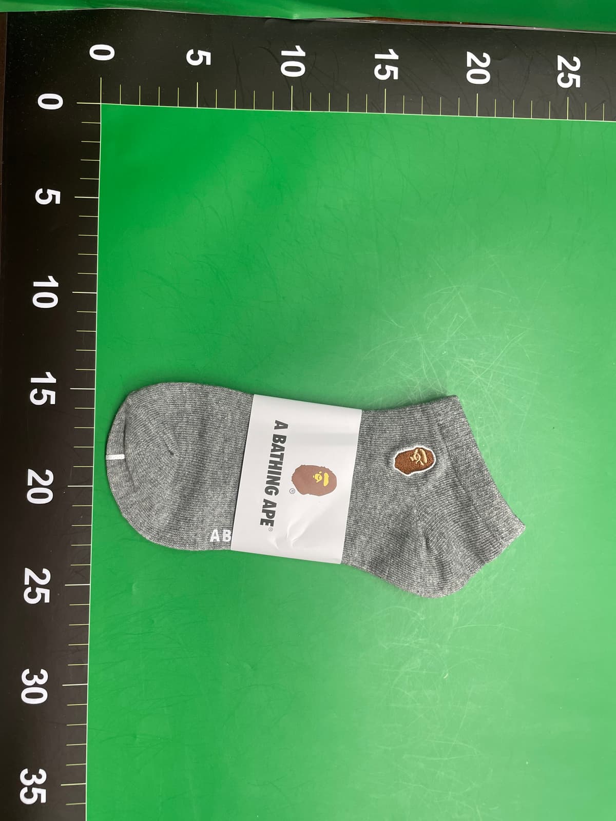 Bape猿人头刺绣日系中筒袜高筒袜男女运动袜加厚保暖休闲潮袜 — miniatura QC 5