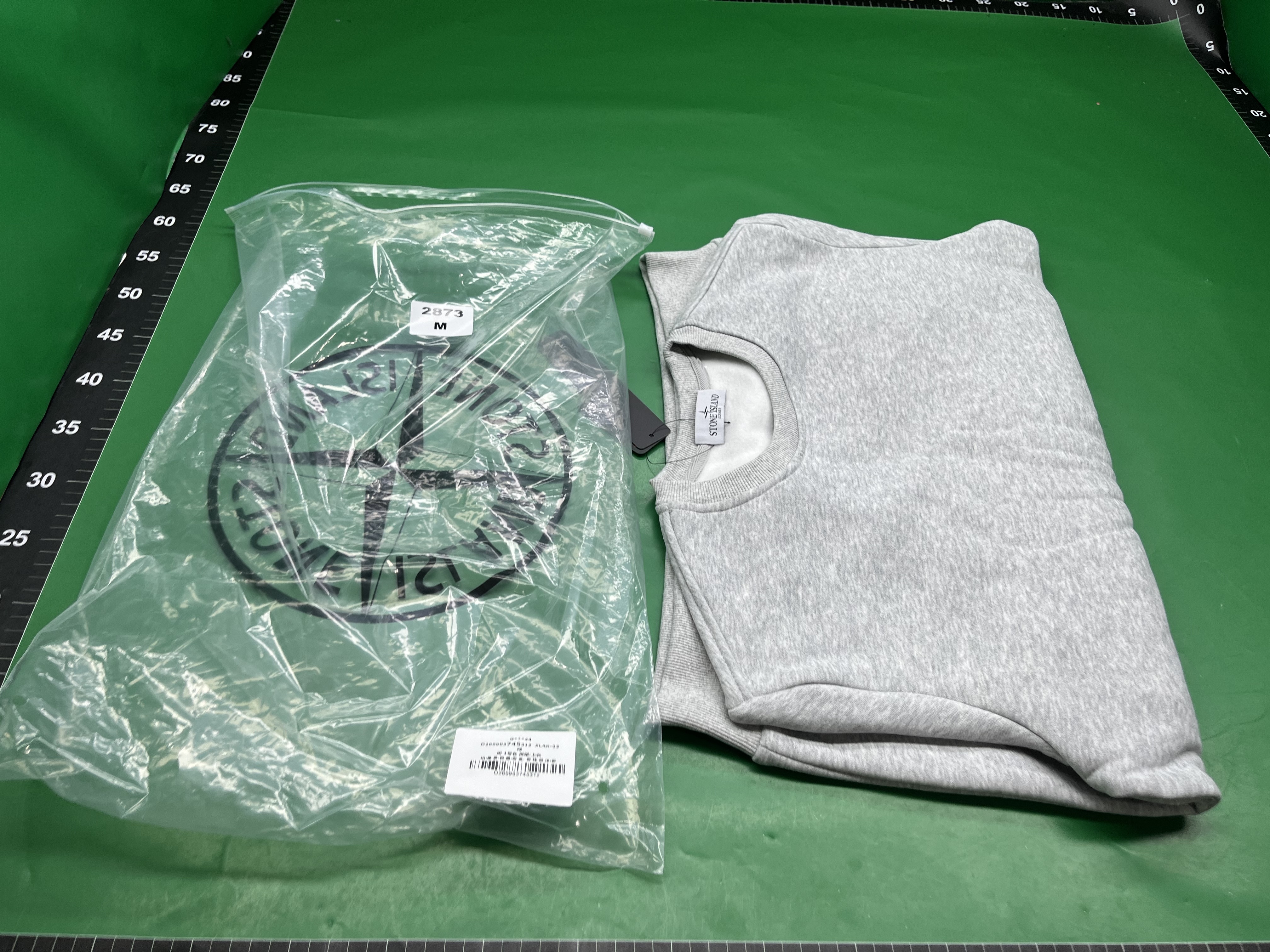 跨境STONE石头纯色ins罗盘徽章基础款套头机能休闲男女圆领卫衣岛 — miniatura QC 6