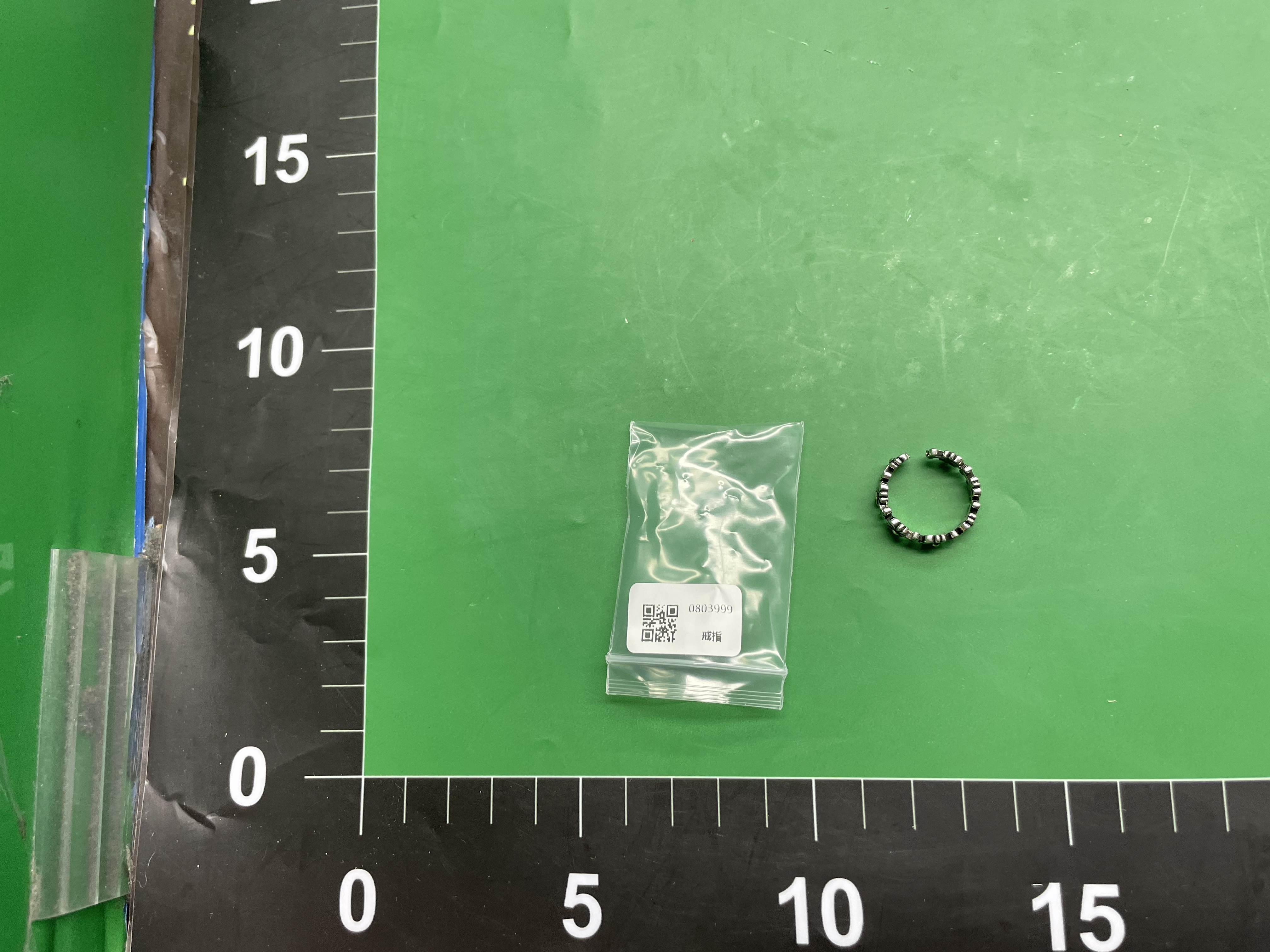岚芷 925纯银戒指个性朋克夸张设计感饰品嘻哈开口戒指不掉色小众 — miniatura QC 5
