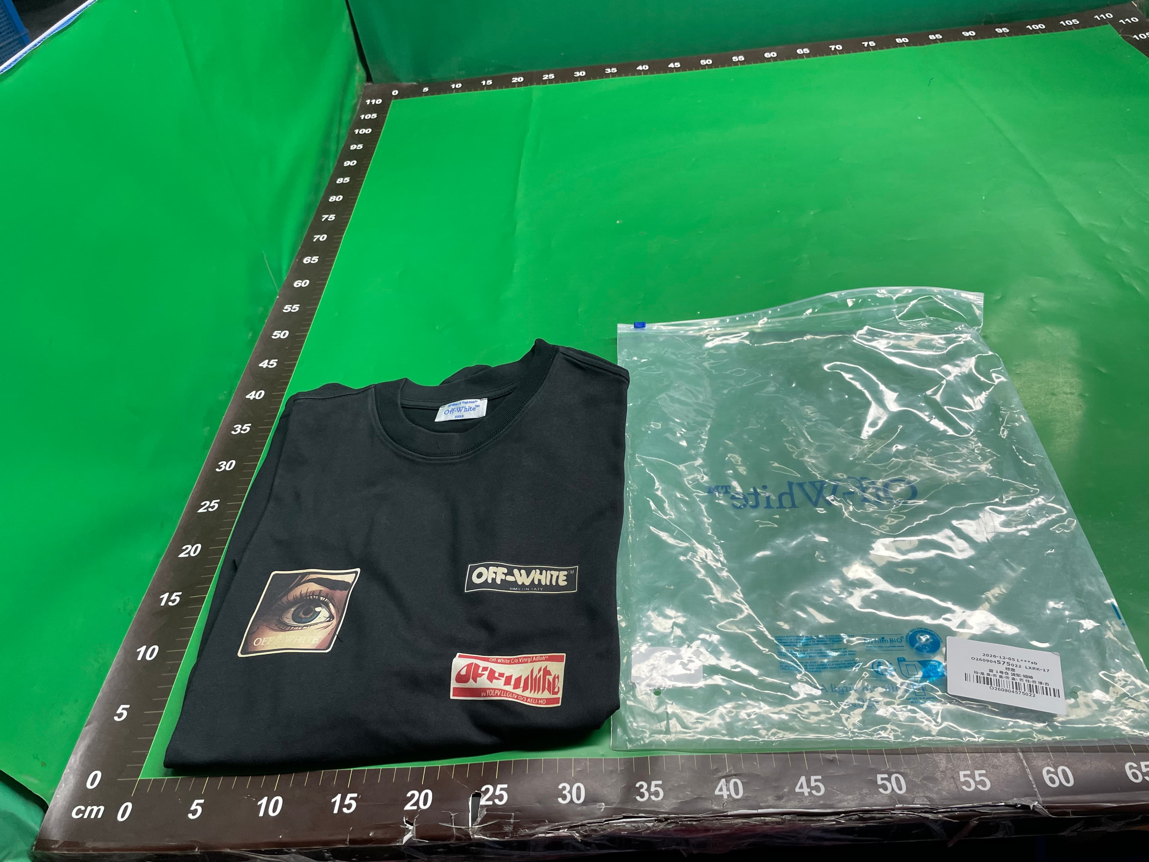 正确版本ow重磅380克 潮牌off欧美宽松短袖T恤宗教箭头 高版本 — miniatura QC 2