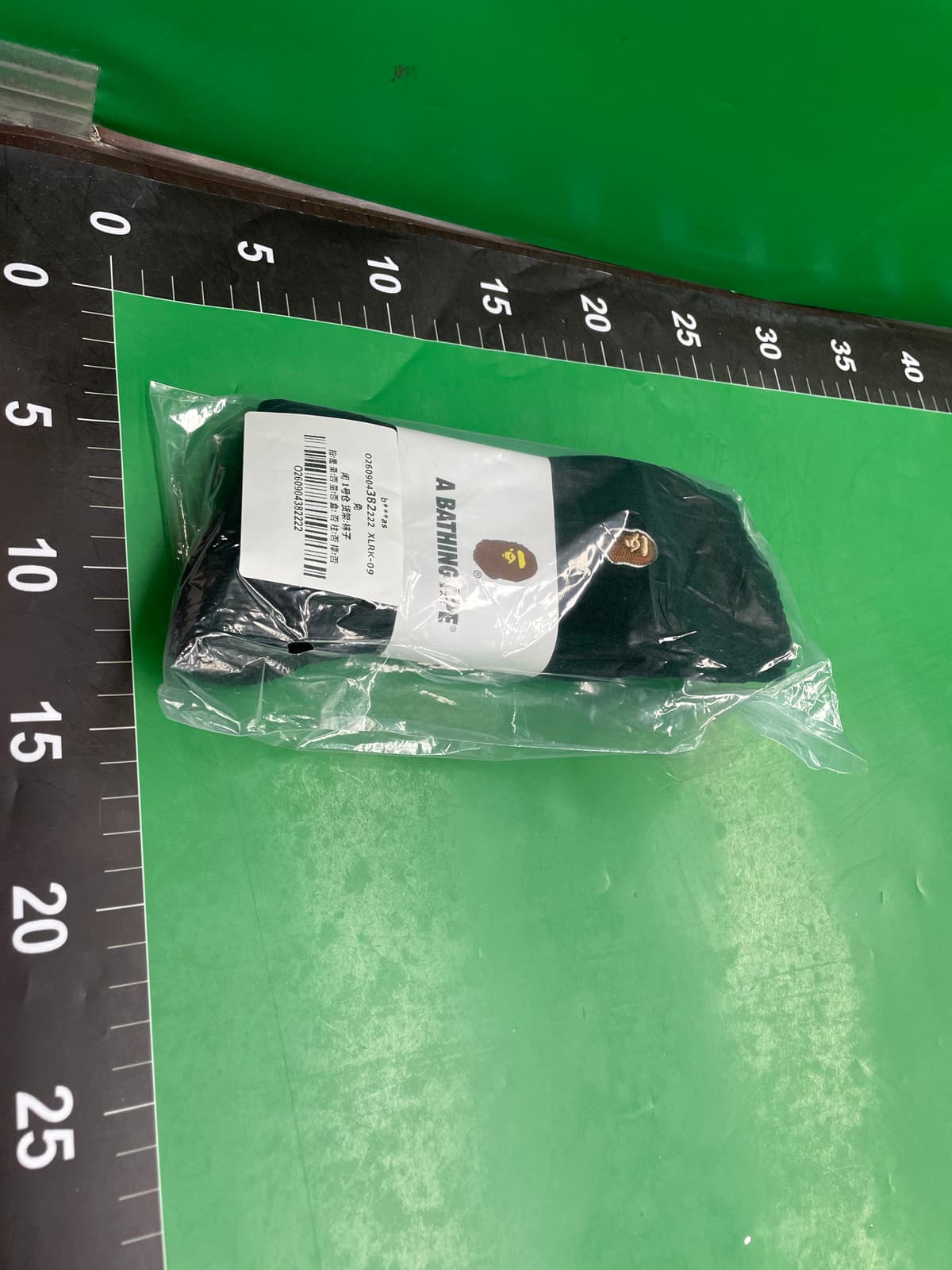 Bape猿人头刺绣日系中筒袜高筒袜男女运动袜加厚保暖休闲潮袜 — foto QC 1
