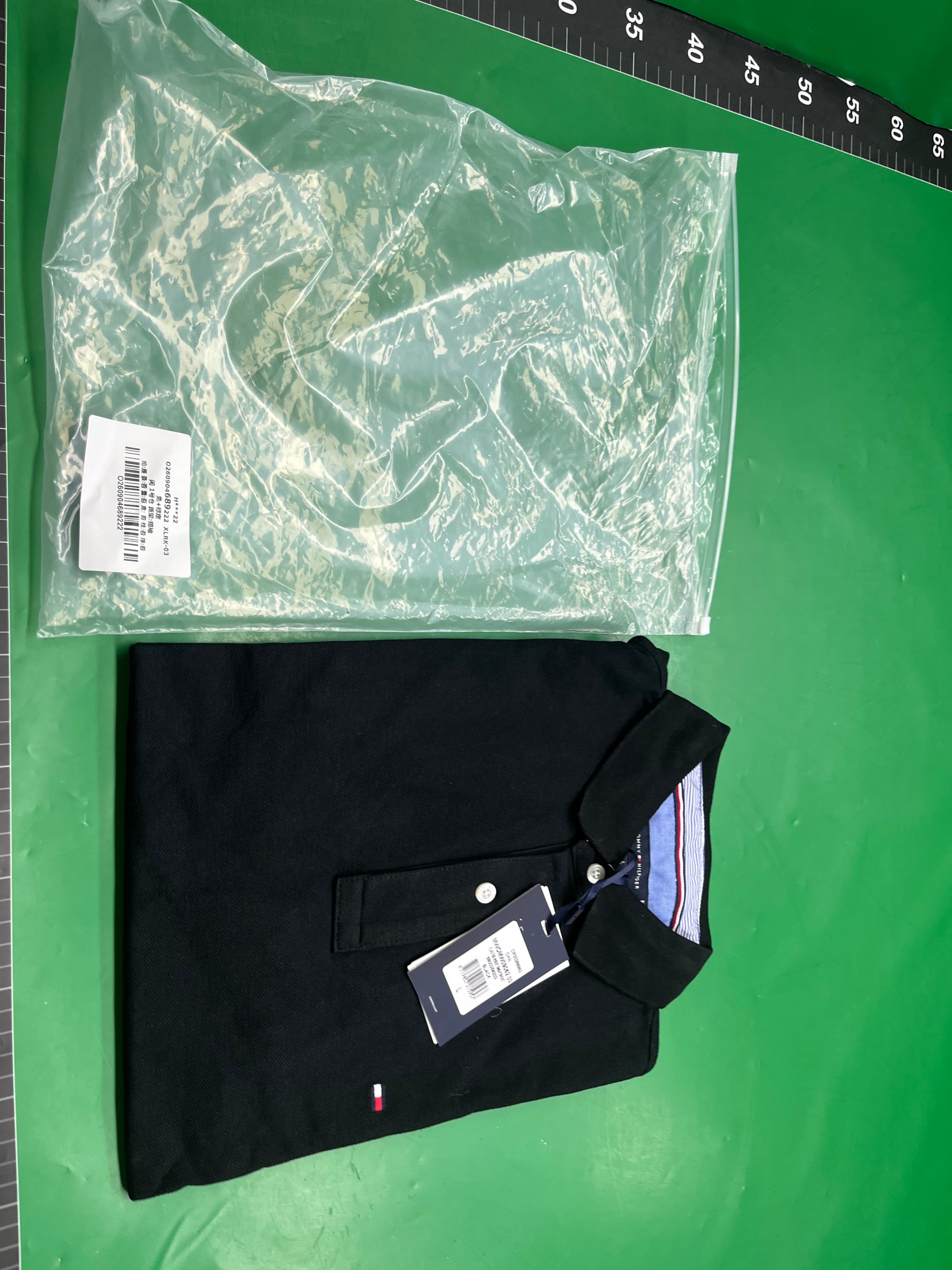 汤米tommy 短袖POLO衫男装纯色翻领T恤半袖 珠地棉正品 — miniatura QC 3
