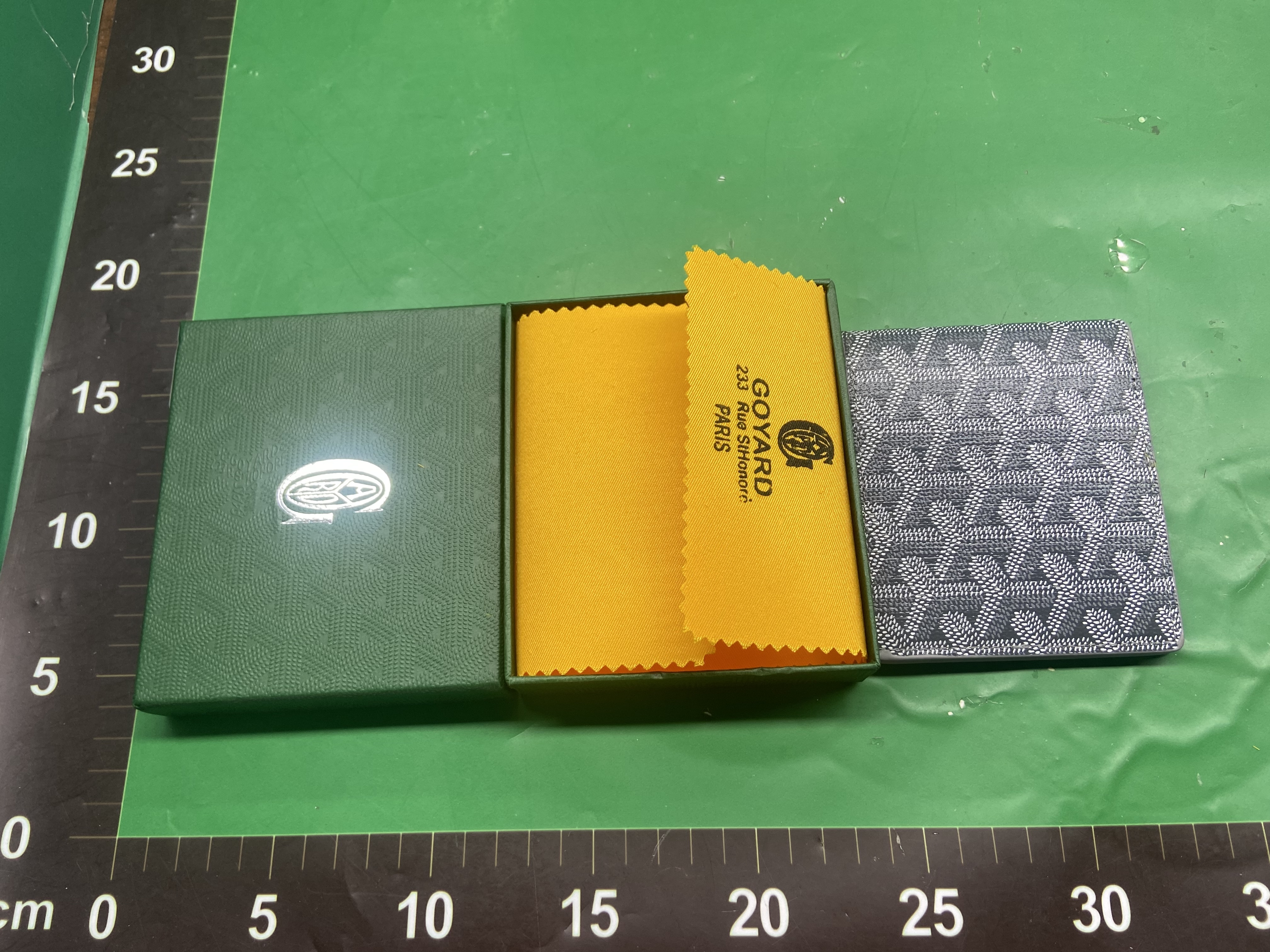 戈雅goyard钱包印花短款折叠卡包真皮卡夹名片夹零钱包男女同款包 — miniatura QC 3