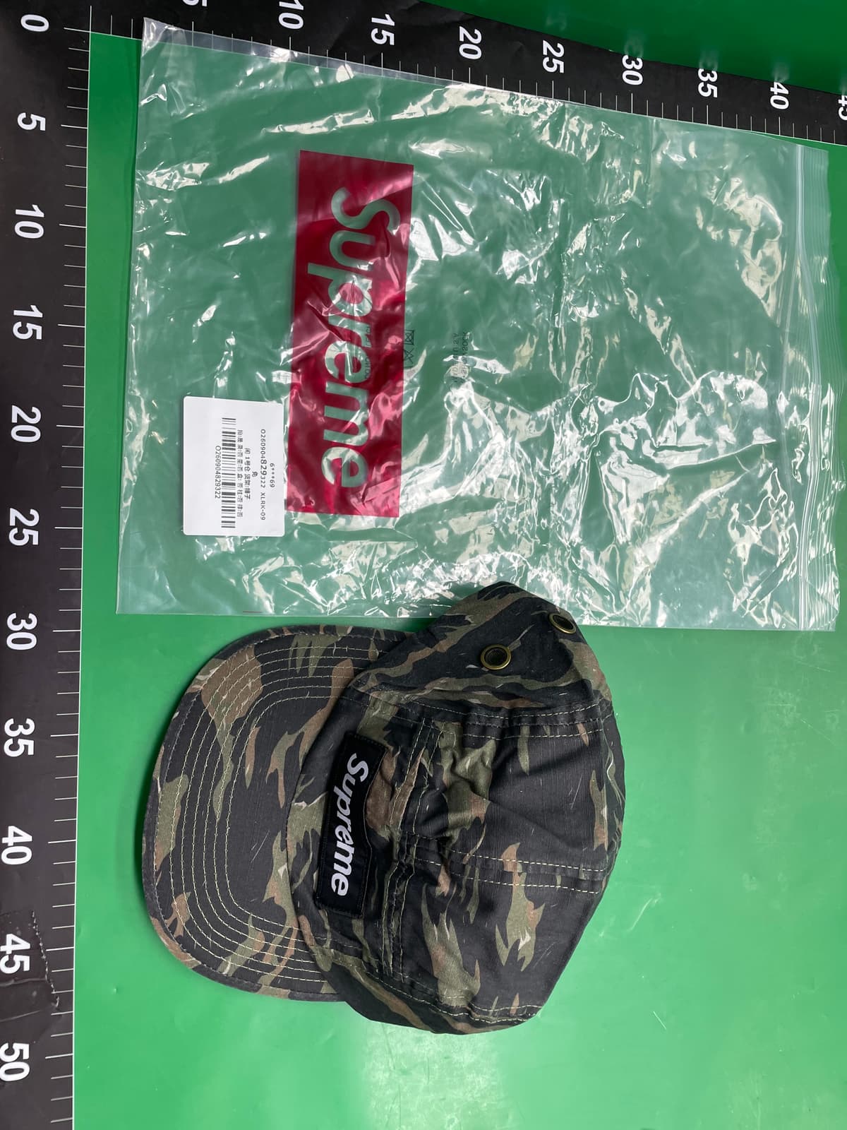 23SS Ventile Camp Cap联名防水棉鸭舌帽棒球帽拼色SUEDE VISOR S — miniatura QC 2
