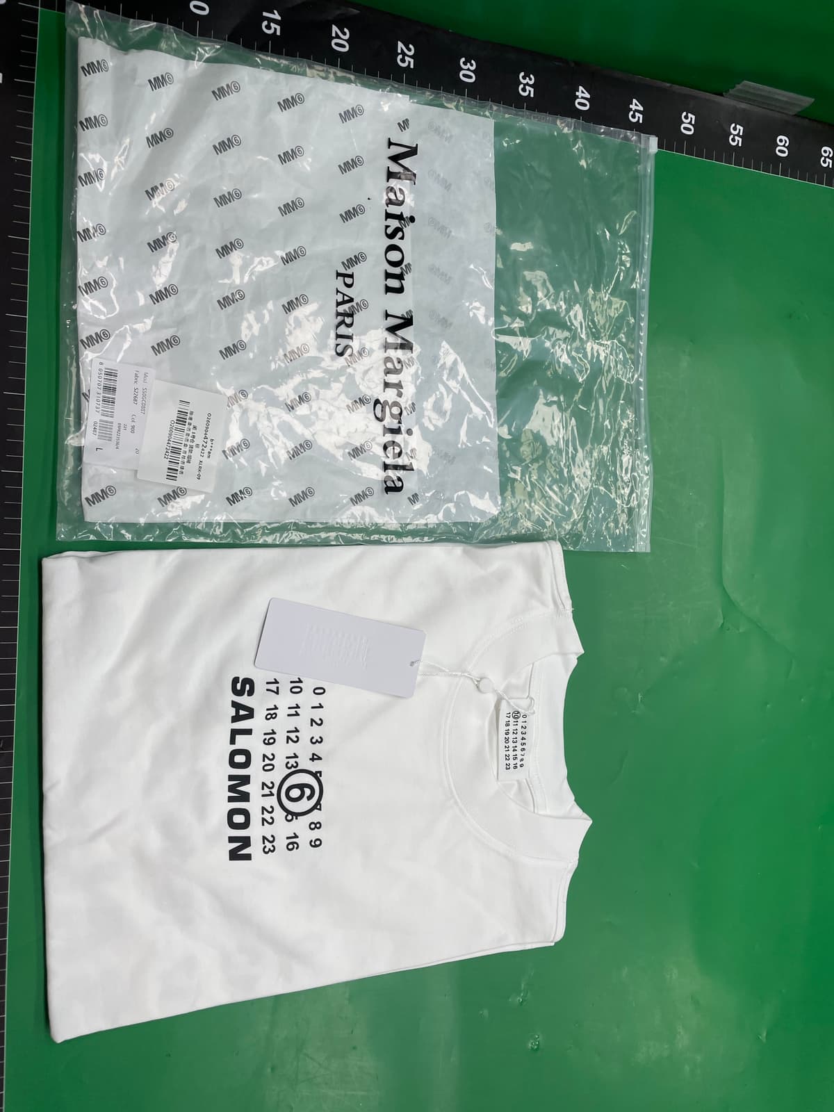 26SS新款三标齐全跨境潮牌M6烫钻印胶刺绣高品男女同款简约短袖集 — miniatura QC 3