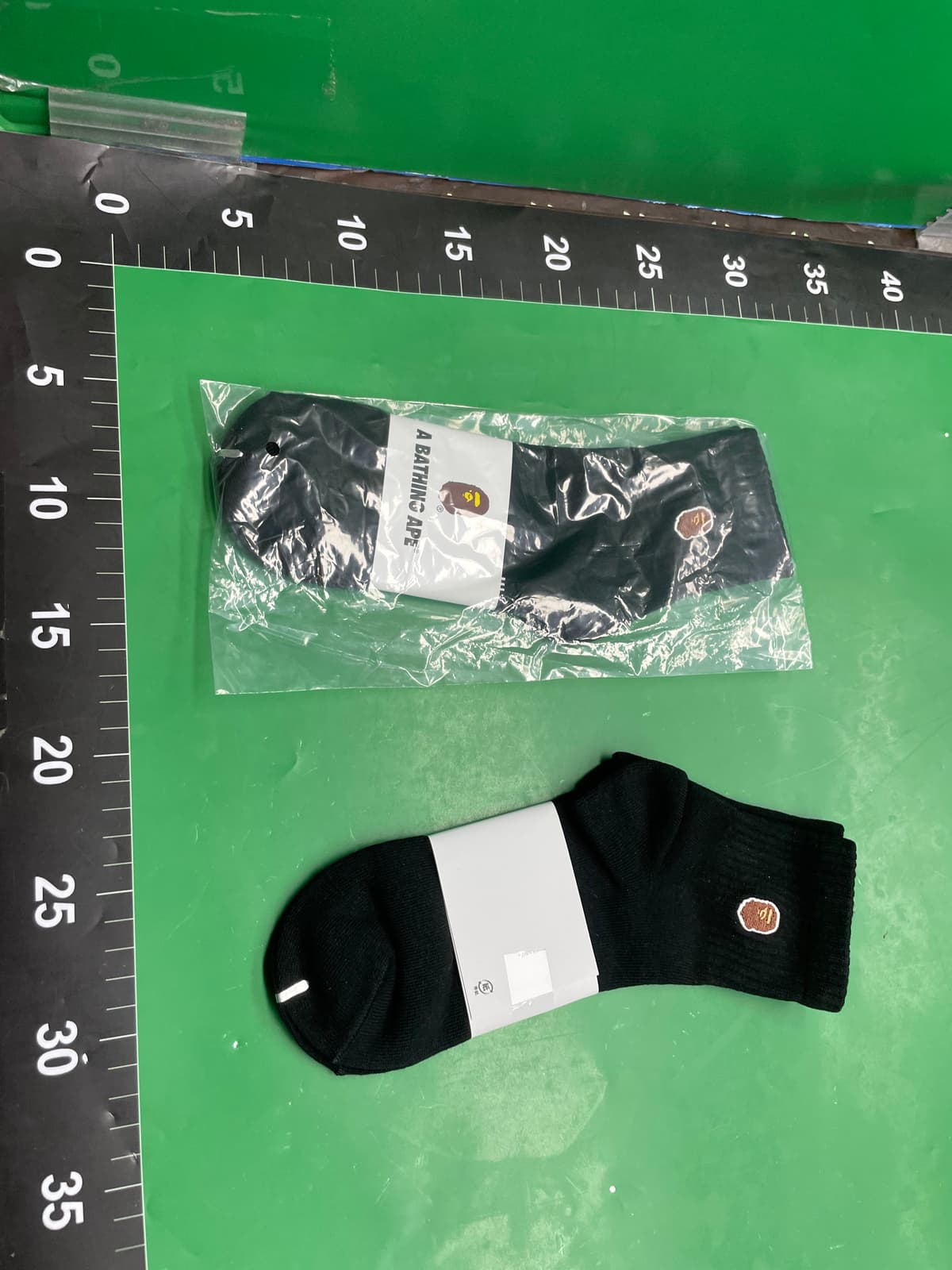 Bape猿人头刺绣日系中筒袜高筒袜男女运动袜加厚保暖休闲潮袜 — miniatura QC 5