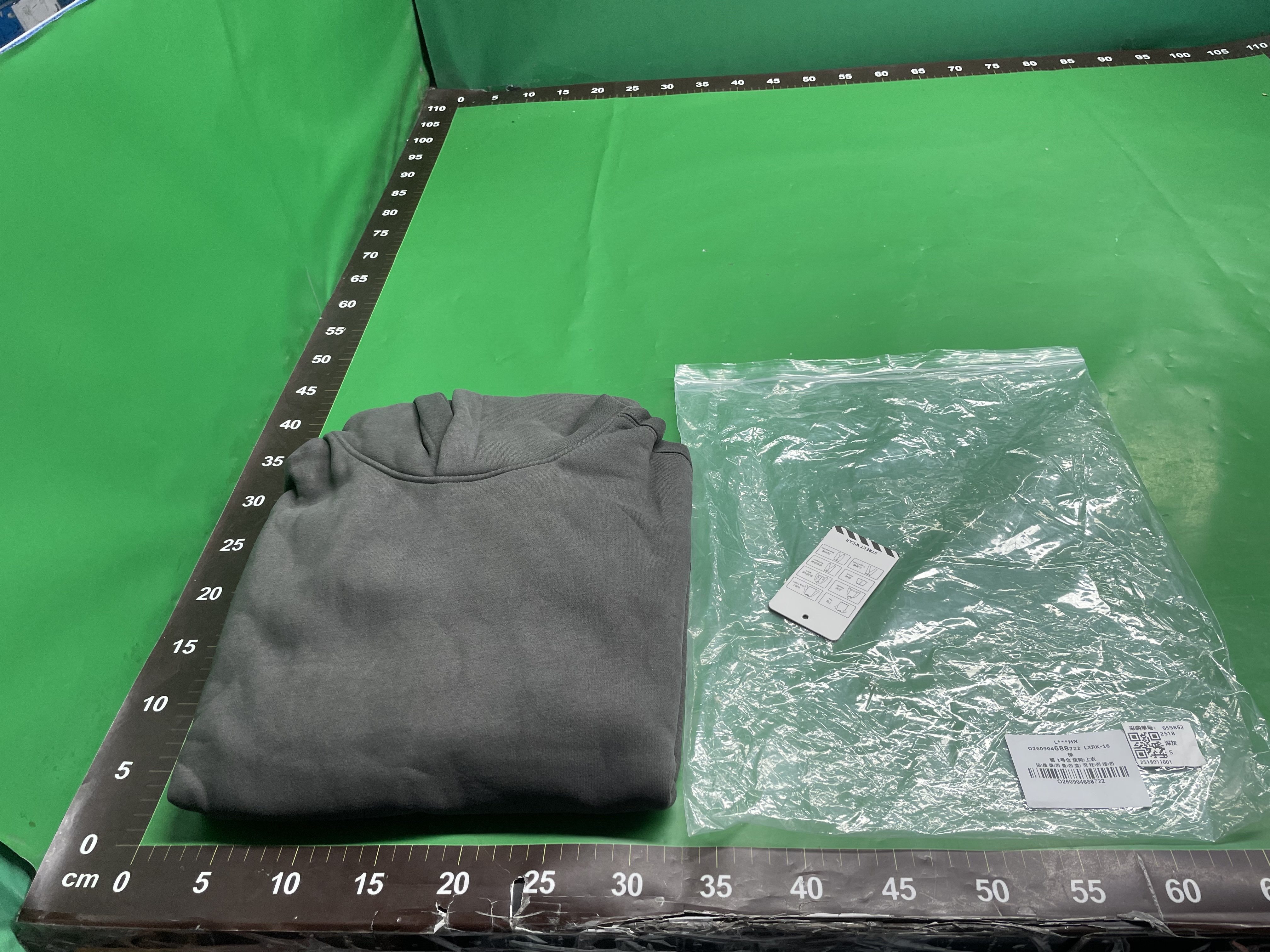 2026秋冬新品宽松加绒350g潮牌卫衣男oversize加厚连帽潮牌男卫衣 — miniatura QC 3
