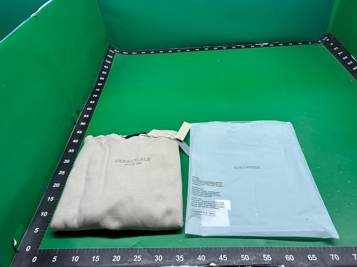 云系列ESSENTIALS HHH复线美式高街潮牌宽松加绒男女圆领套头卫衣 — miniatura QC 3