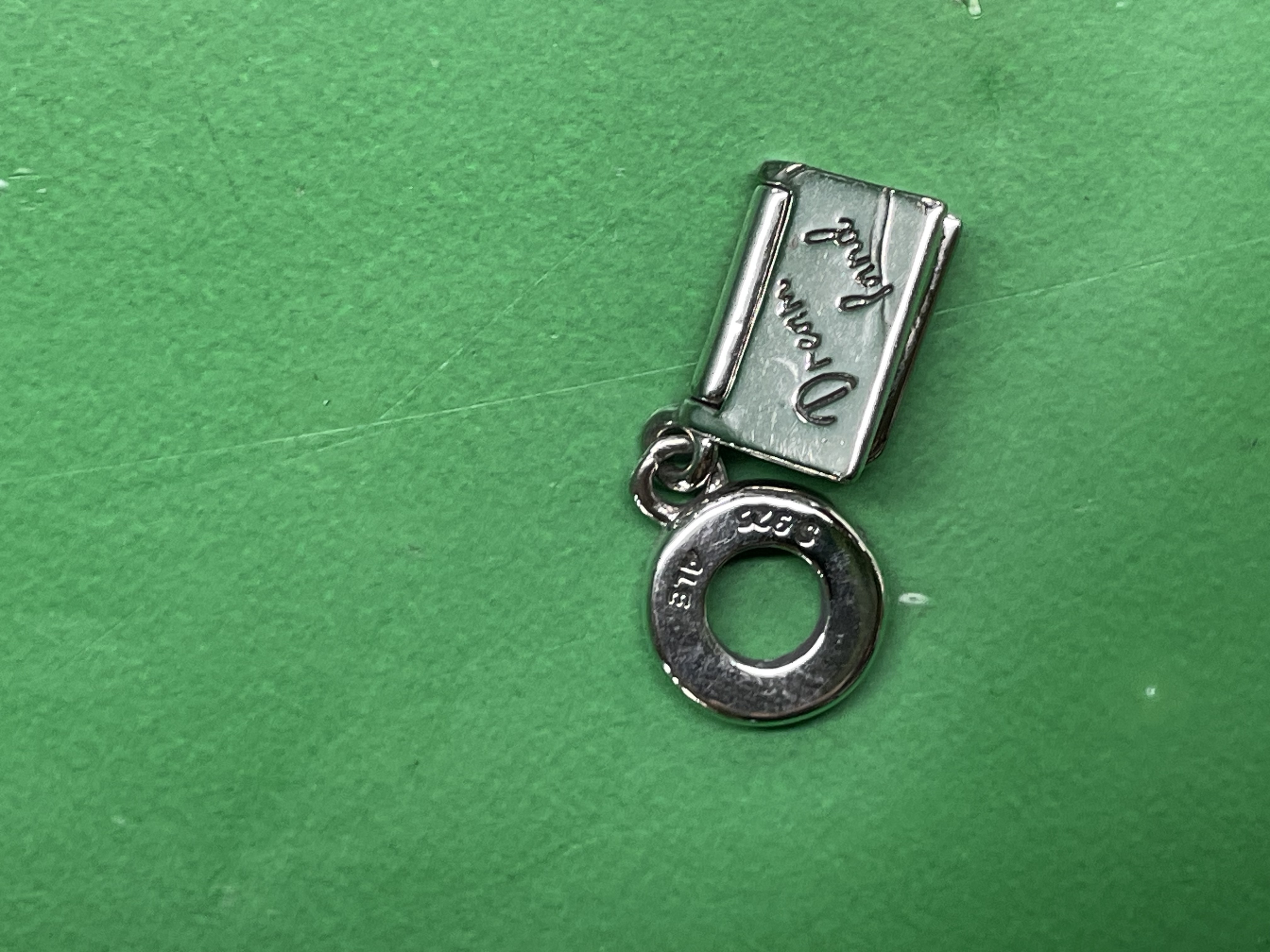 潘家迪士斯尼系列白铜镀银蝴蝶美人鱼螃蟹手链DIY配件珠子 — miniatura QC 6