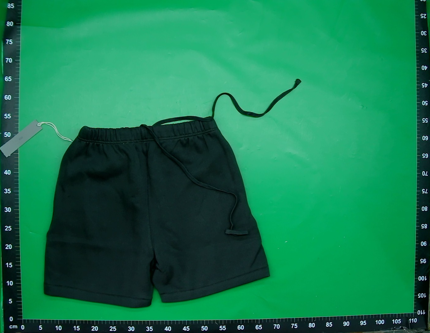 1977铁黑短裤-Essentials抓绒潮牌休闲5分SHORTS百直筒宽松薄款 — foto QC 1