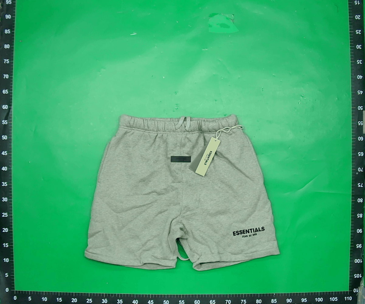 SS22  --Essentials- 小标植绒印花5分短裤Sweatshort — miniatura QC 3
