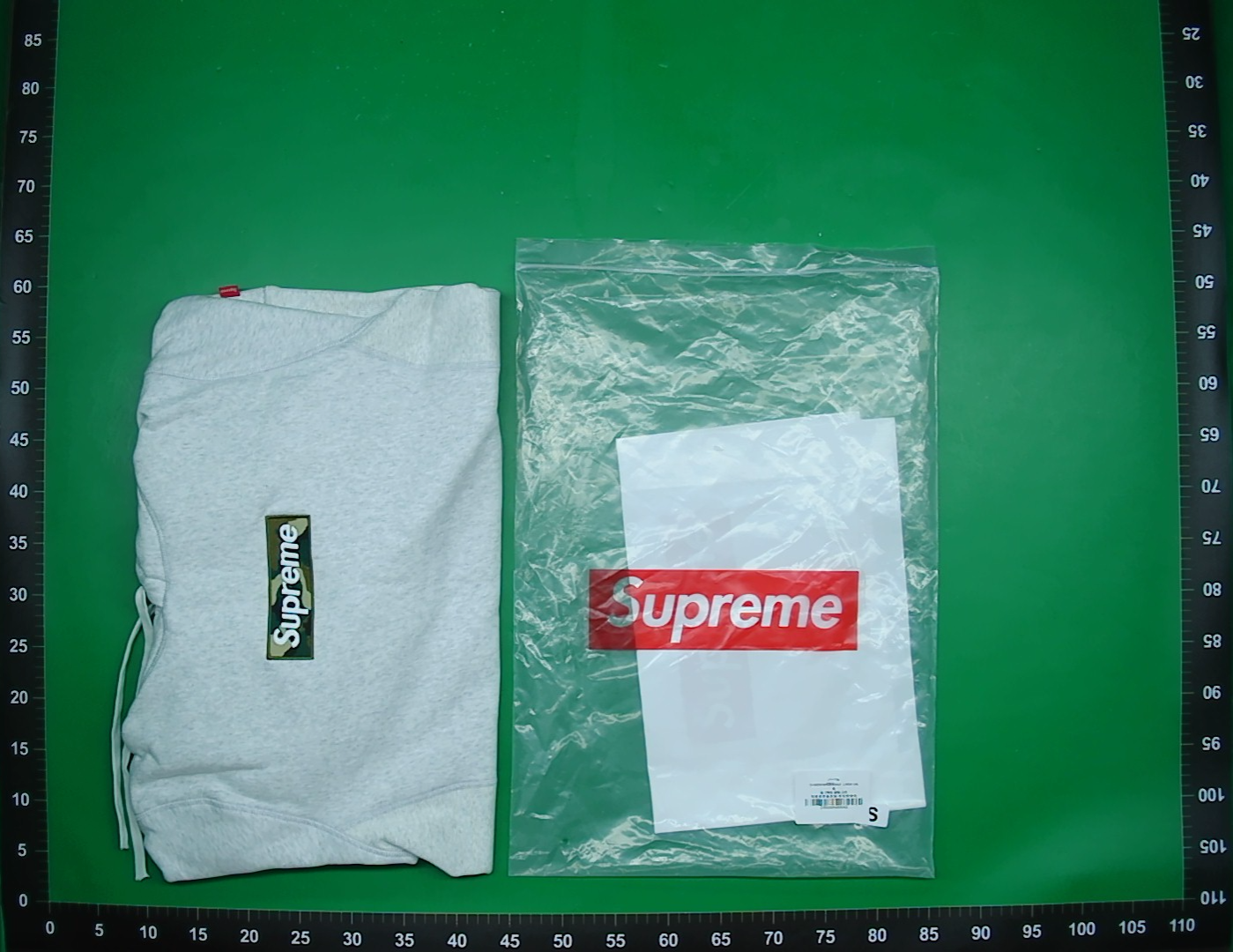 现货 Supreme 26SS Satin Applique Hooded 缎面贴花连帽卫衣帽衫 — miniatura QC 5