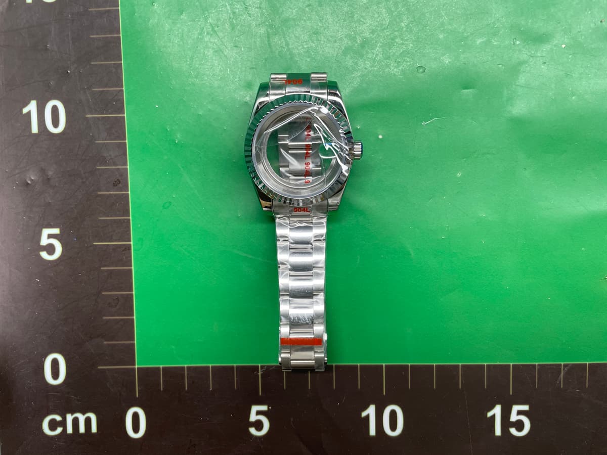 Nh35 Watch Case with Dog-Tooth Bezel, 39mm Oyster Perpetual Watch Case, Strap, Sapphire Glass, Suitable for Nh36 Movement — miniatura QC 2