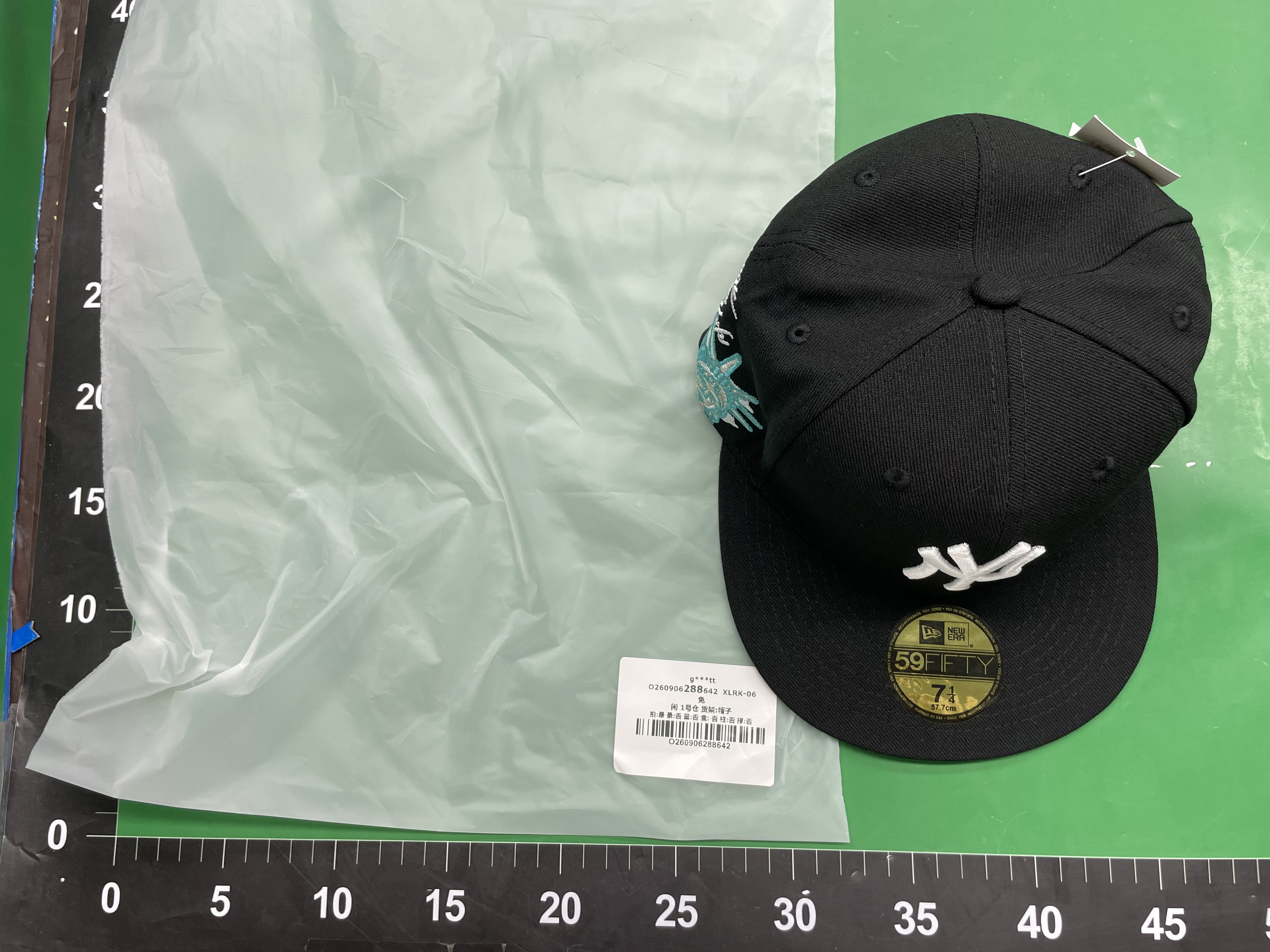 外贸新款尺寸帽MLB闭口帽男女款嘻哈刺绣棒球帽户外防晒遮阳帽 — miniatura QC 3