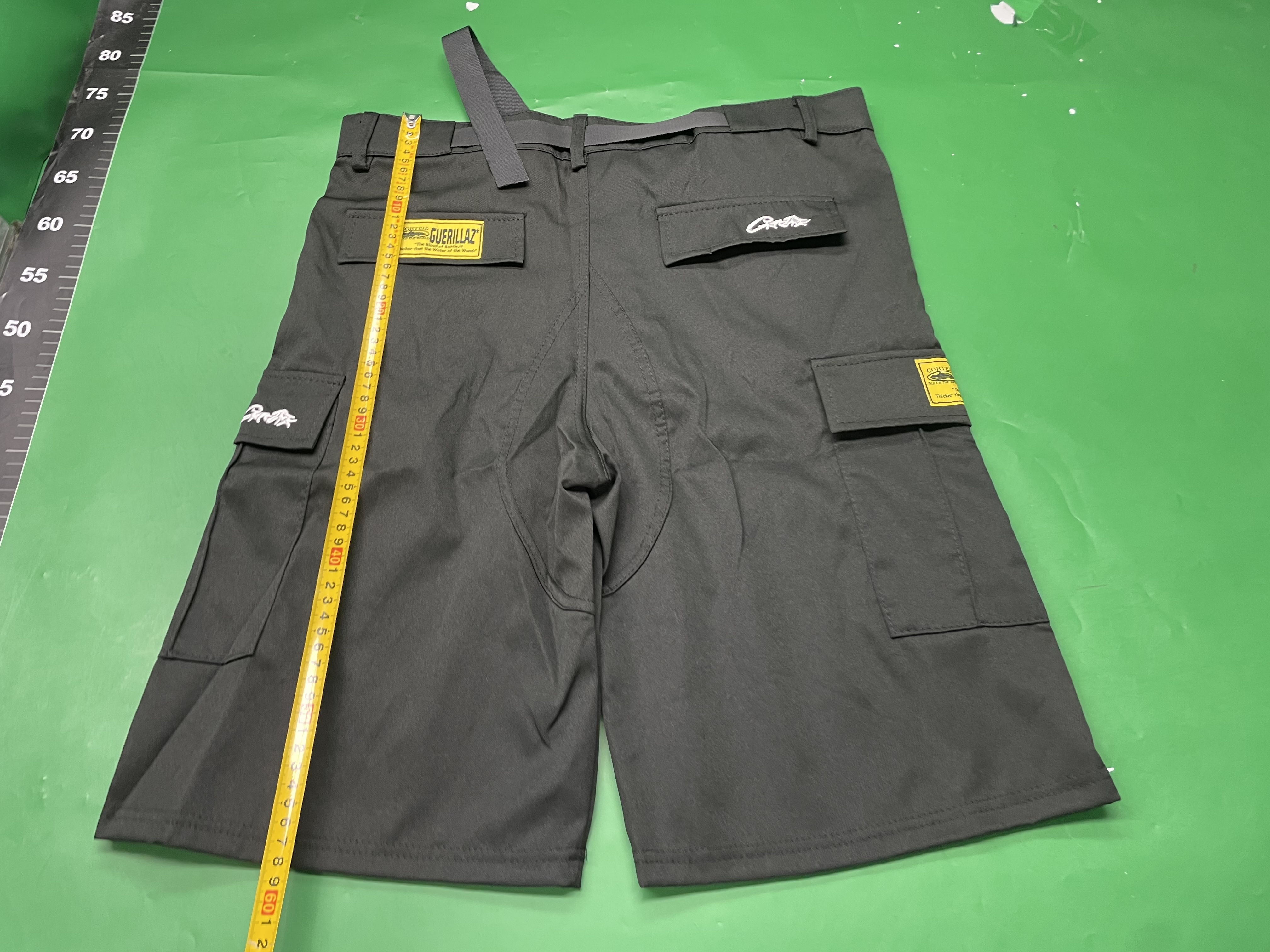 美式复古高街多口袋游轮印花工装短裤男潮牌夏季宽松工装短裤男 — foto QC 1