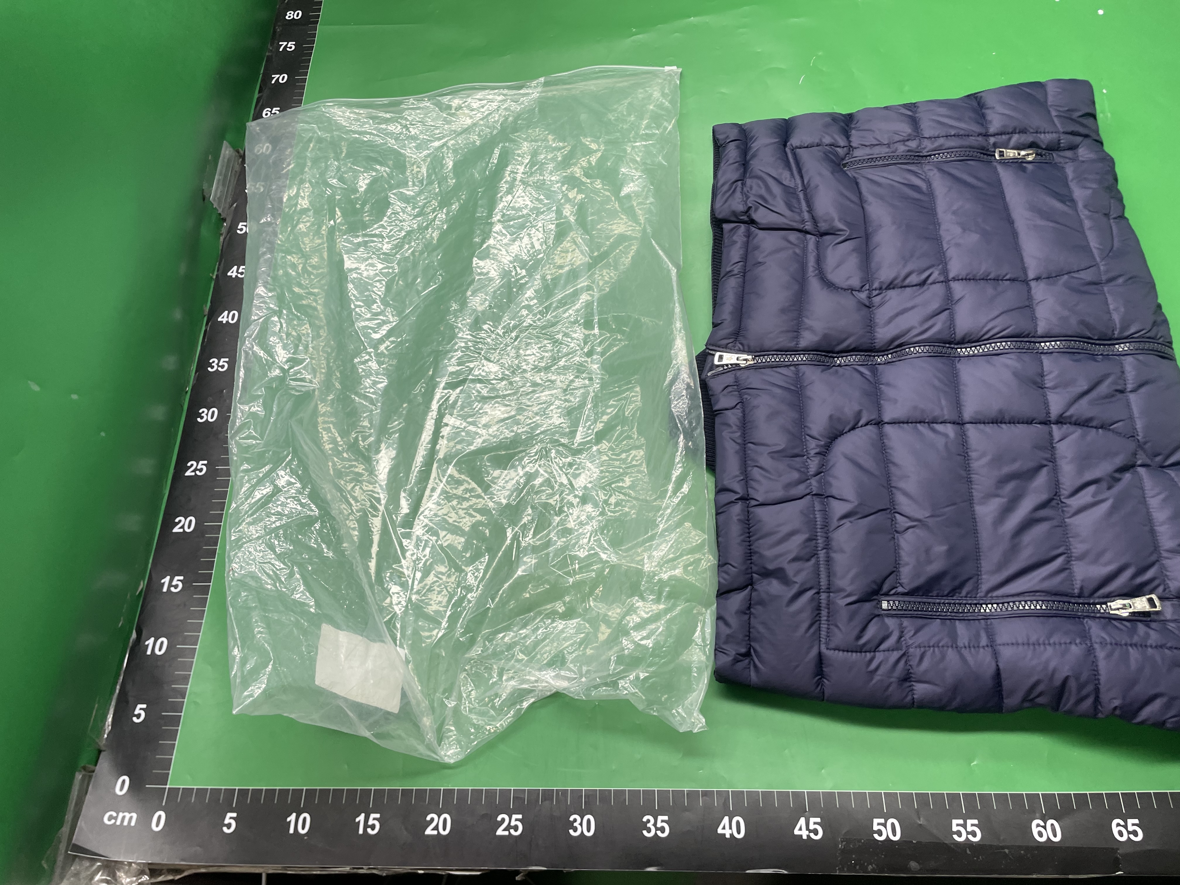 欧洲站新款M家针织拼接休闲羽绒服 男白鸭绒保暖时髦修身羽绒外套 — foto QC 1