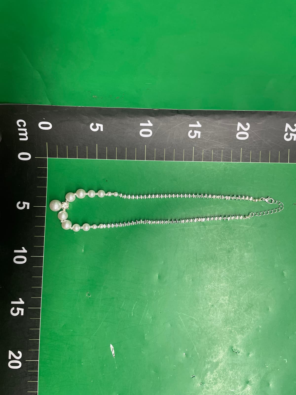 ins风爆闪锆石水滴吊坠钛钢项链女小众设计感精致锁骨颈链配饰品 — foto QC 1