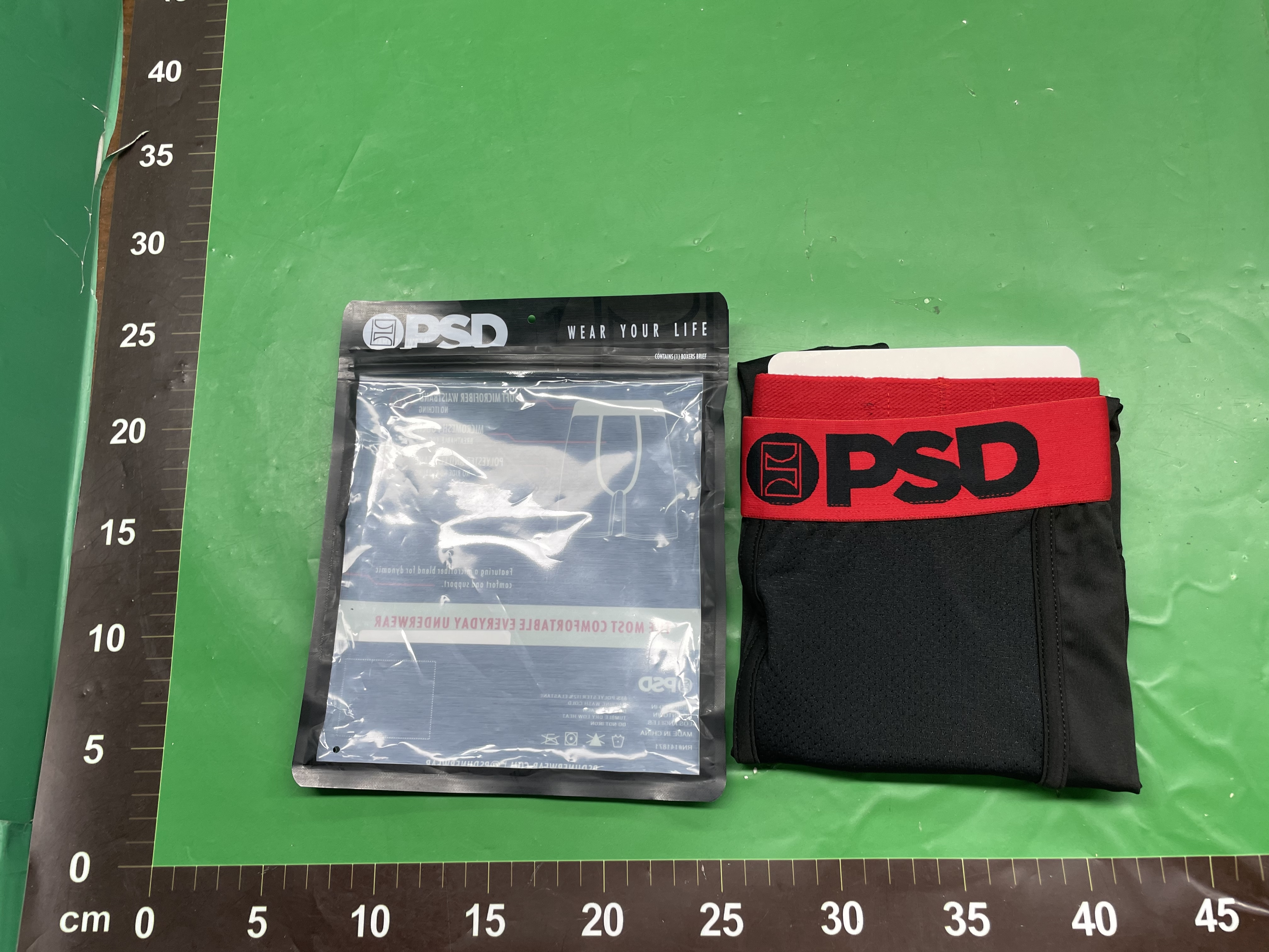 潮牌PSD冰丝涤纶短裤衩沙滩裤印花动漫舒适运动跑步平角内裤男士 — foto QC 1