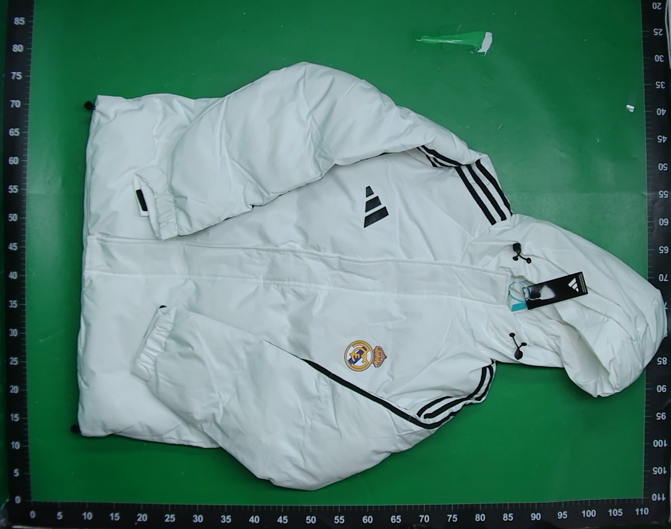 冬季NK刺绣硅胶光板棒球棉服 巴黎加厚连帽棉衣足球保暖外套 — foto QC 1