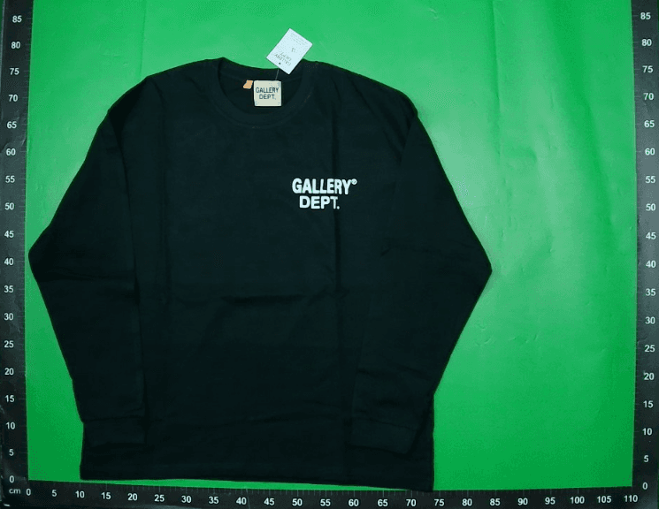 欧美潮牌男女同款Gallery字母基础款印花男女宽松长袖T恤打底衫 — miniatura QC 2