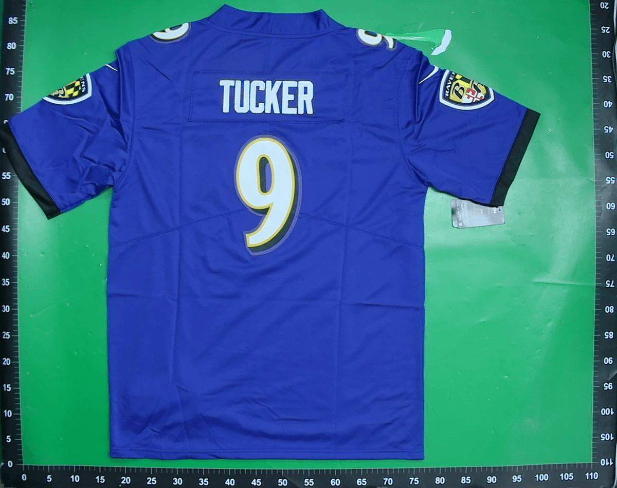 NFL Ravens 乌鸦队橄榄球服球衣8# Jackson 3# 52# 0#9# 刺绣现货 — foto QC 1