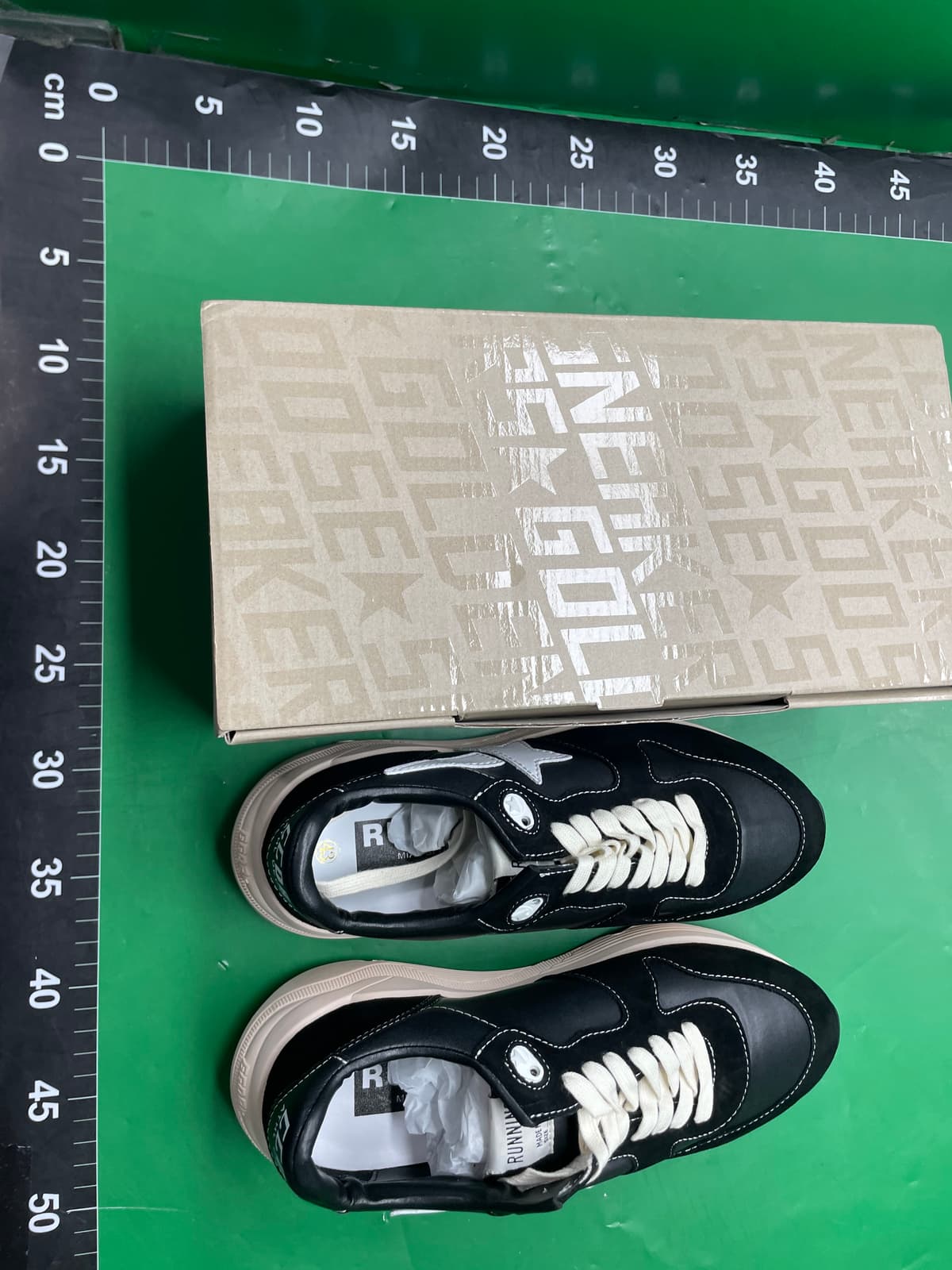 外贸现货真皮星星小脏鞋女跨境厚底系带复古做旧运动鞋DAD老爹鞋 — miniatura QC 3
