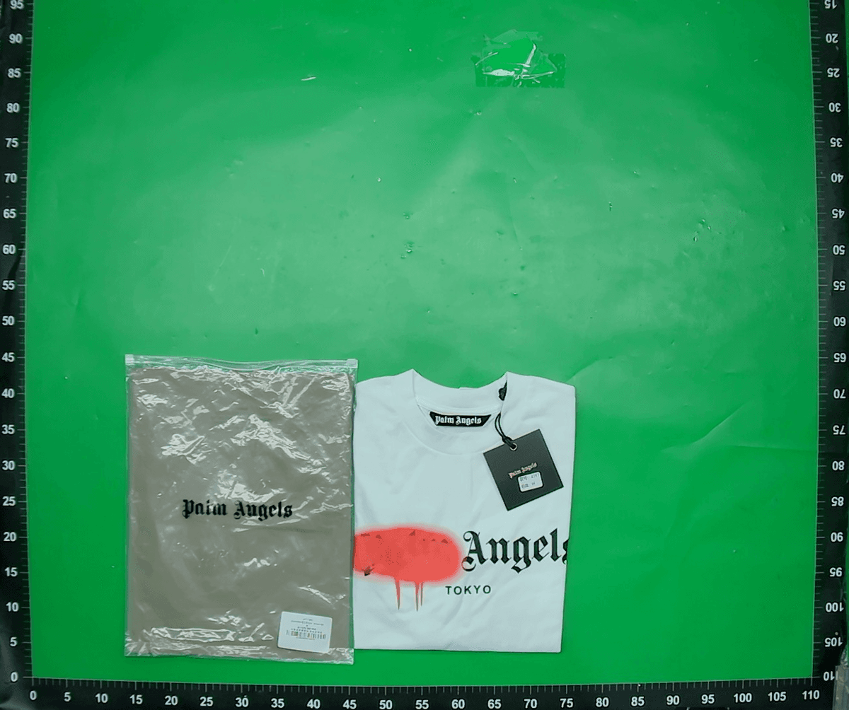 三标齐全高版本Palm Angels现货实拍纯棉印花短袖圆领T恤男女同款 — miniatura QC 5