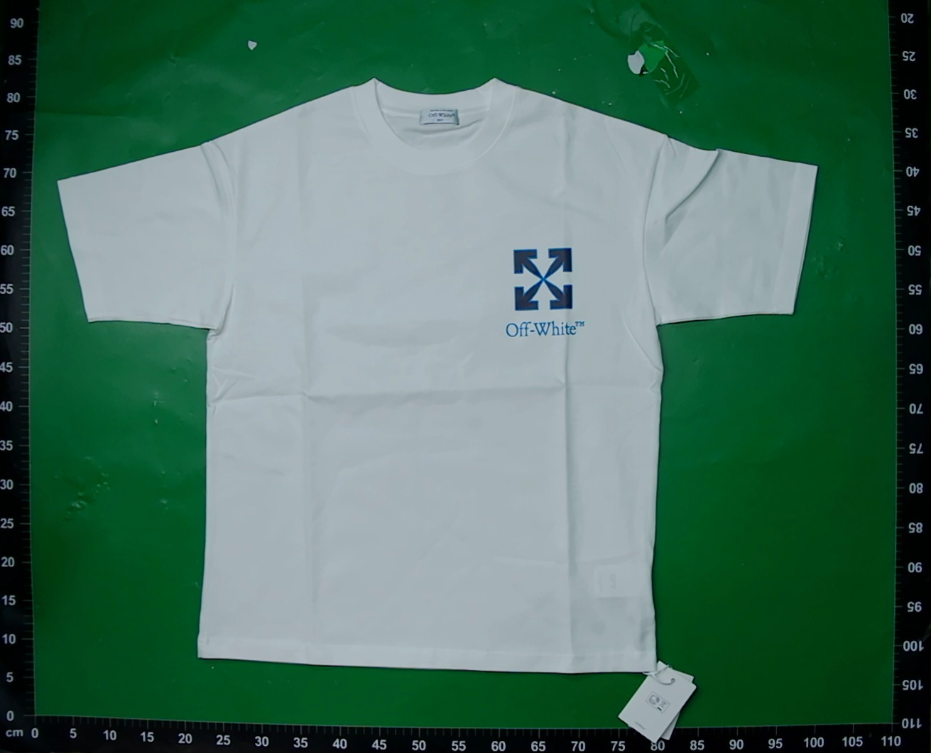 跨境2026年夏季新款OFF-WHITE剑头美式潮牌复古简约印花T恤男女合 — foto QC 1