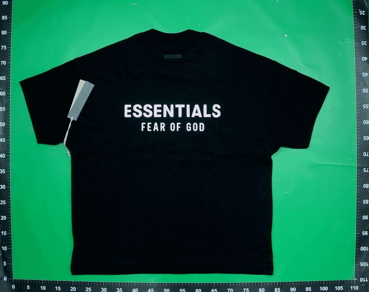 新款Essentials FW24 Tee圆领短袖T恤T-Shirt男款夏季T恤棉无半袖 — foto QC 1