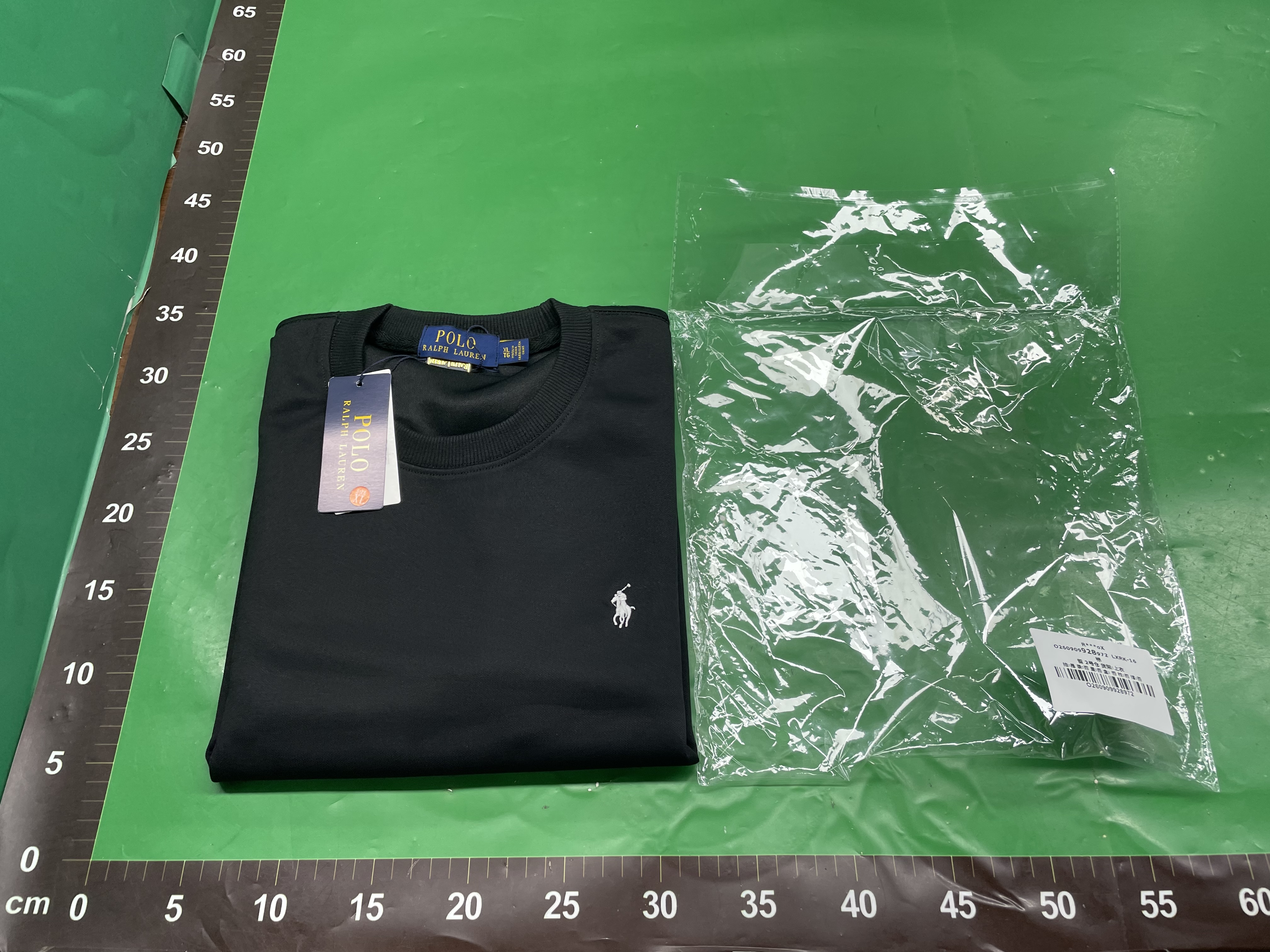 跨境拉夫刺绣小马标圆领长袖春秋季男女薄款纯色百搭休闲打底上衣 — miniatura QC 2