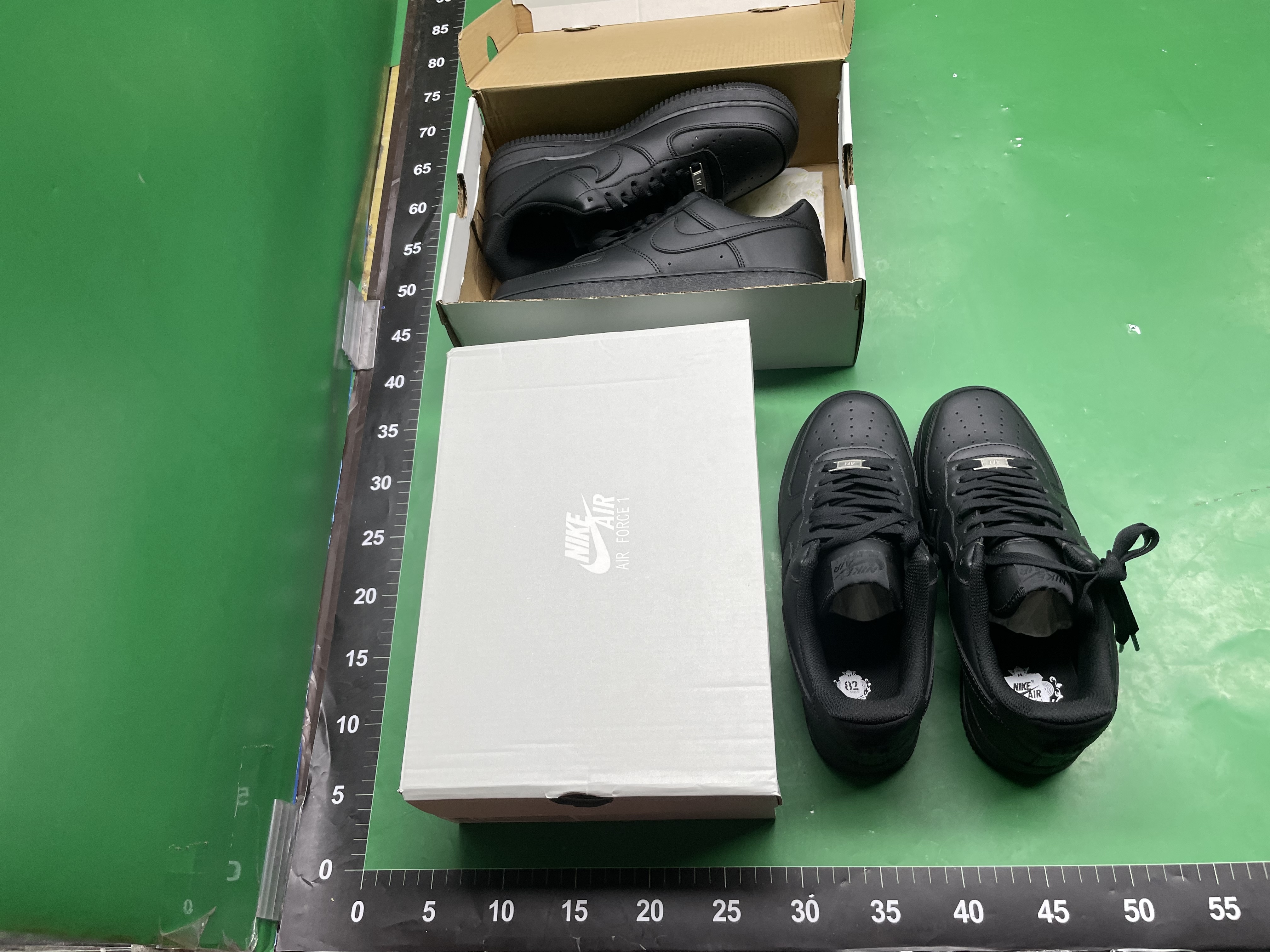 莆田AF1带气垫空军一号纯白小麦纯黑头层皮跨境一件代发经典 — foto QC 1