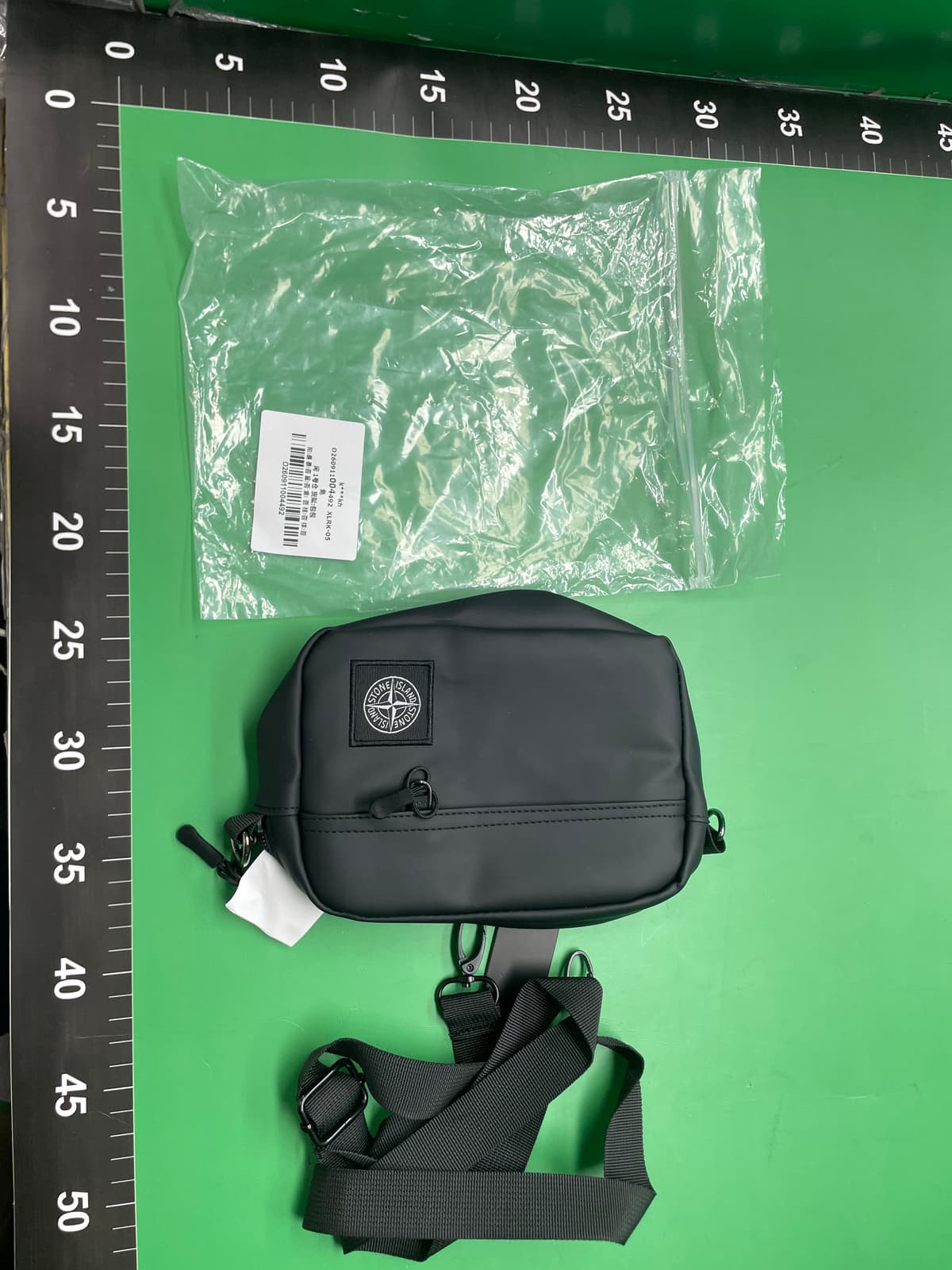 石头岛pu小包男嘻哈包女潮休闲单肩斜挎包运动腰包小包街头蹦迪包 — foto QC 1