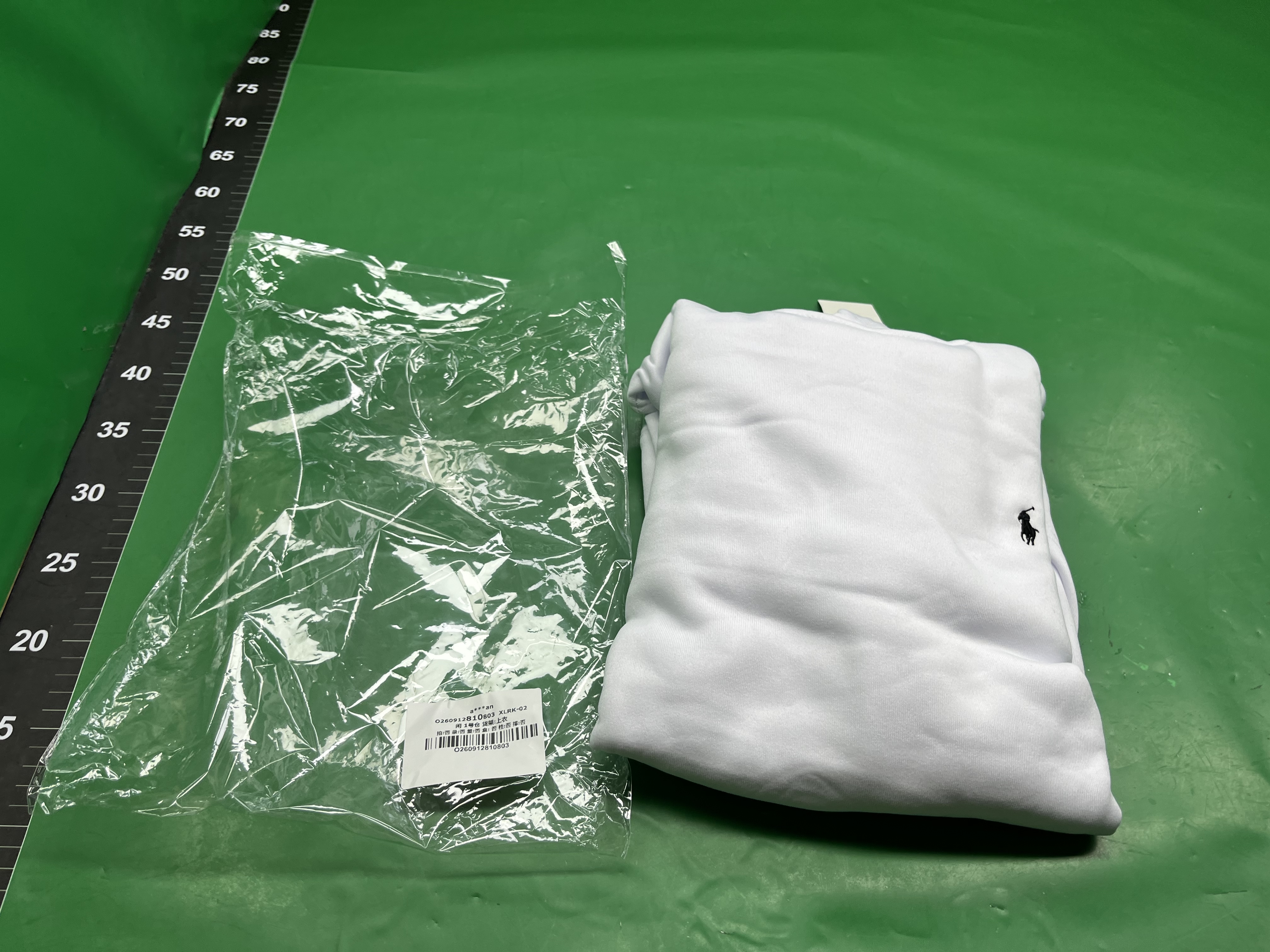 RL百搭春秋男薄款大码连帽开衫纯色拉链卫衣Polo小马刺绣外套休闲 — foto QC 1