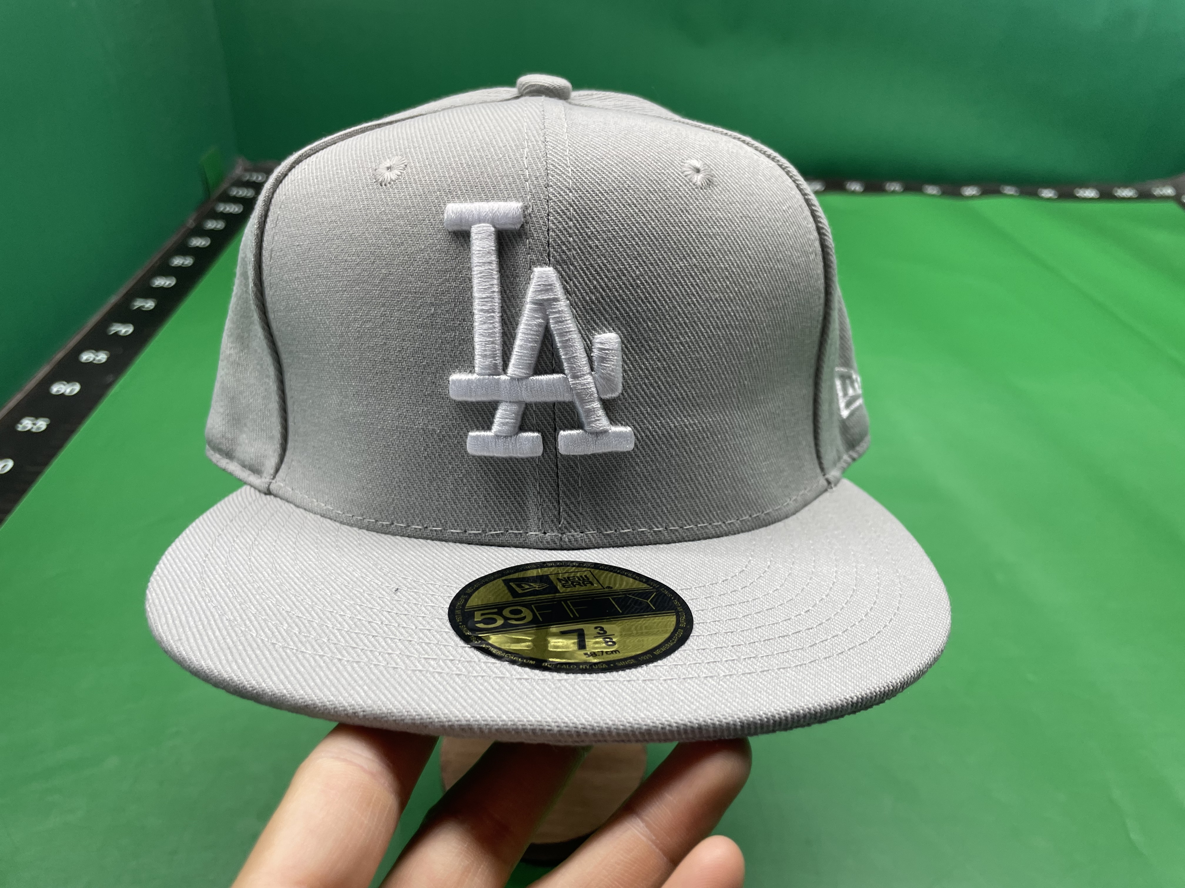 外贸新款尺寸帽MLB闭口帽男女款嘻哈刺绣棒球帽户外防晒遮阳帽 — foto QC 1