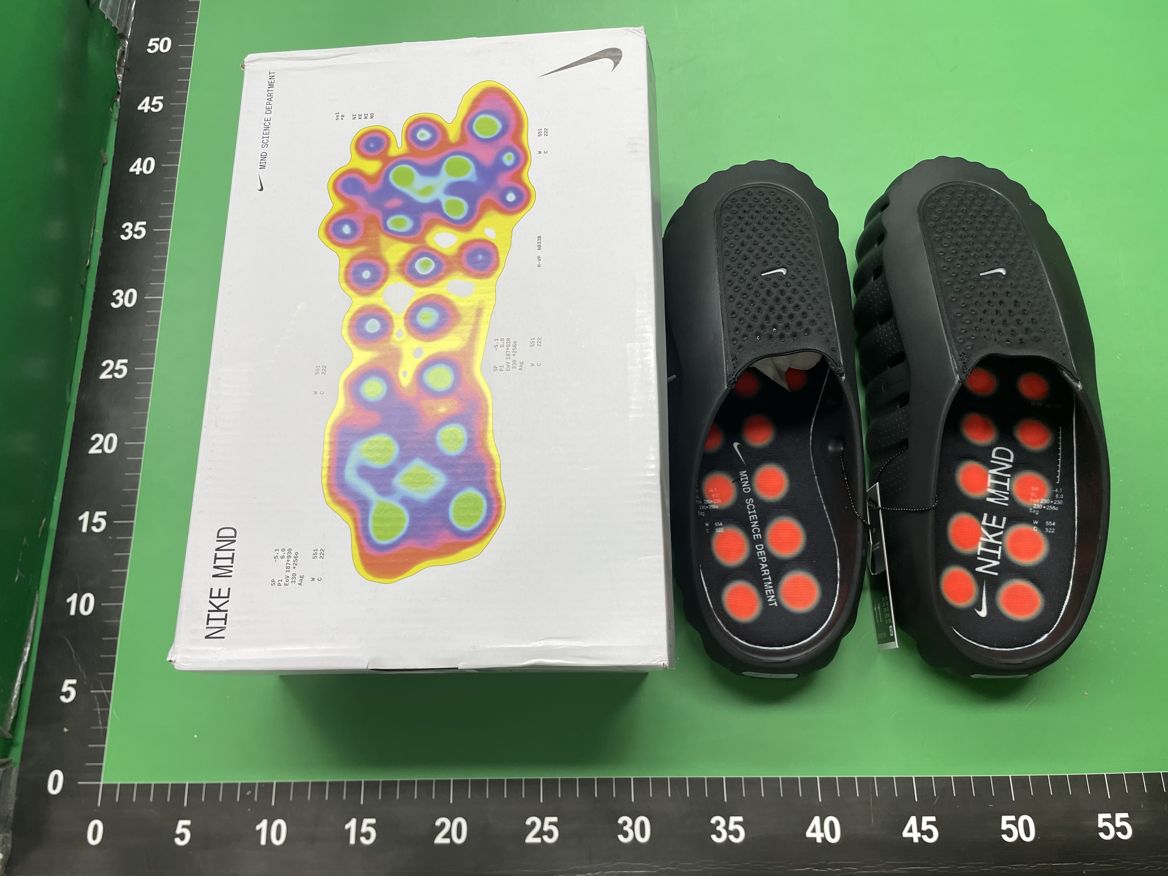 莆田现货外贸新款运动鞋Mind 001沙滩鞋休闲舒适一脚蹬包头拖鞋 — foto QC 1
