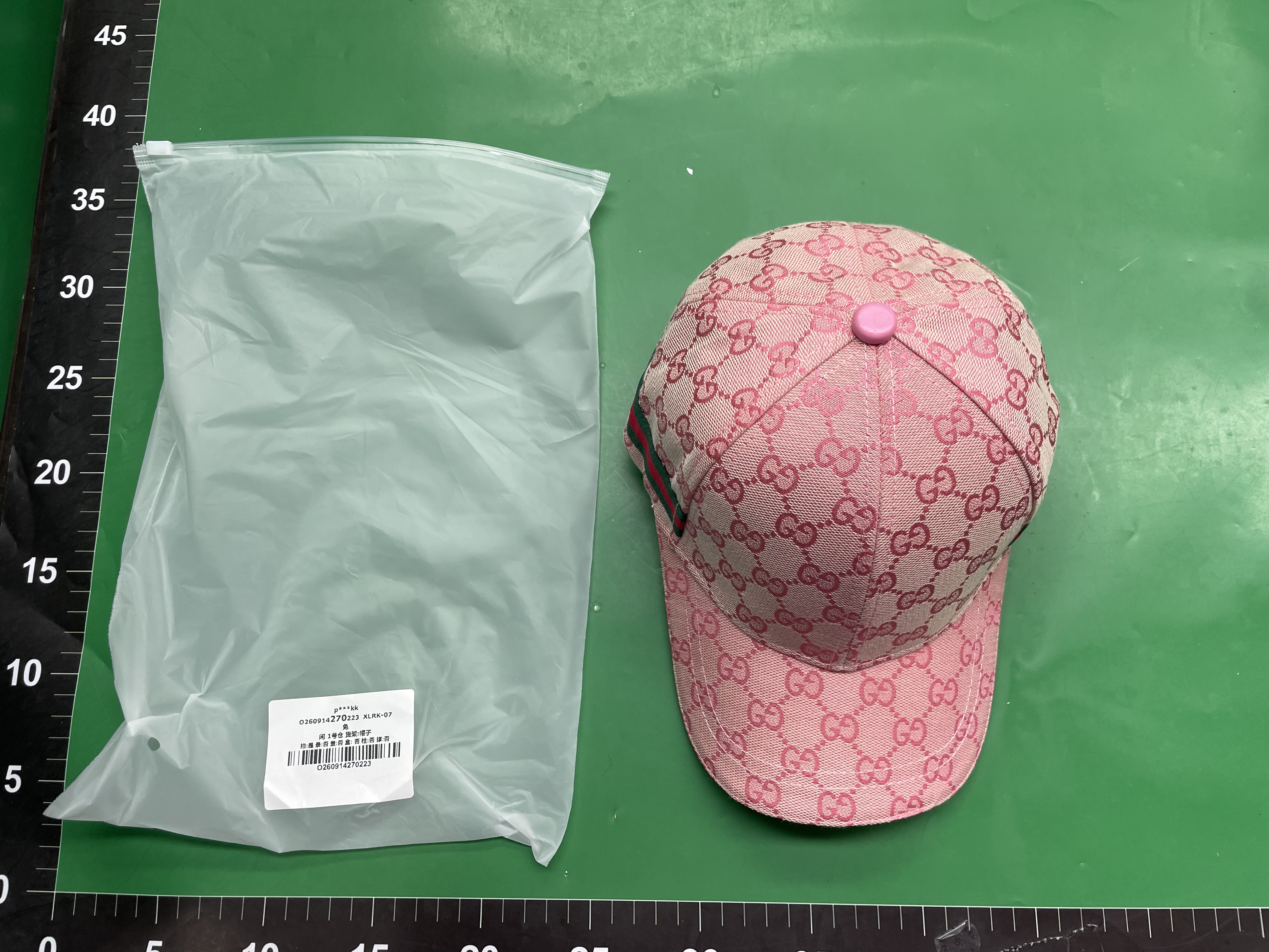 正确版G字母渔夫帽男女网红同款时尚休闲百搭运动遮阳盆帽渔夫帽 — miniatura QC 3