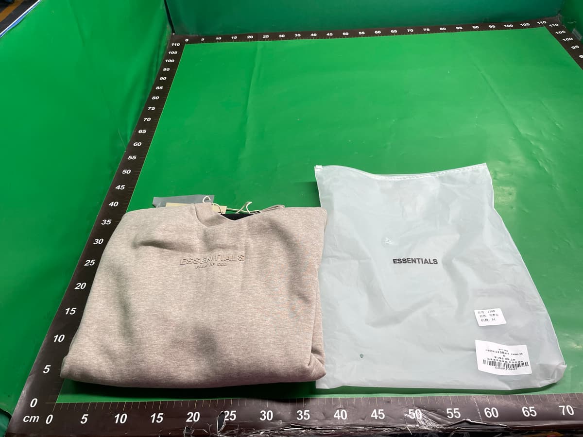 云系列ESSENTIALS HHH复线美式高街潮牌宽松加绒男女圆领套头卫衣 — miniatura QC 2