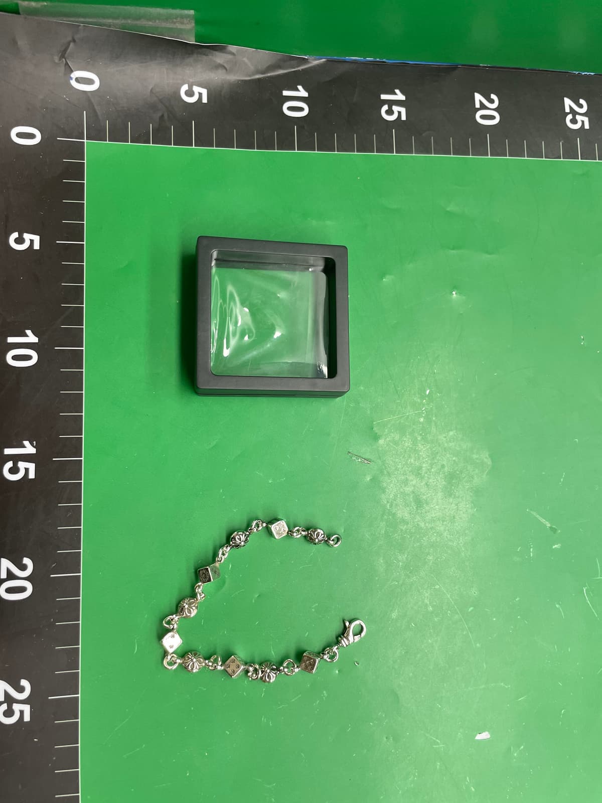 复古十字架手链男士女生电镀纯银小众独特美式高级感叠戴情侣手链 — foto QC 1