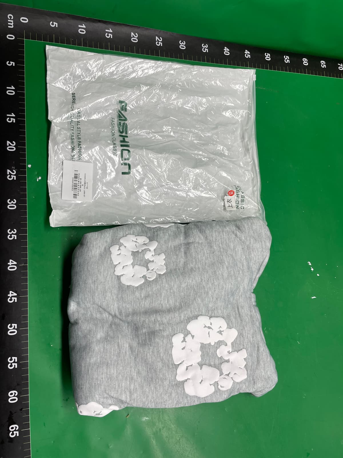 Amazon速卖通亚马逊货源2025欧美潮牌发泡印花宽松卫衣Y2K嘻哈街 — foto QC 1