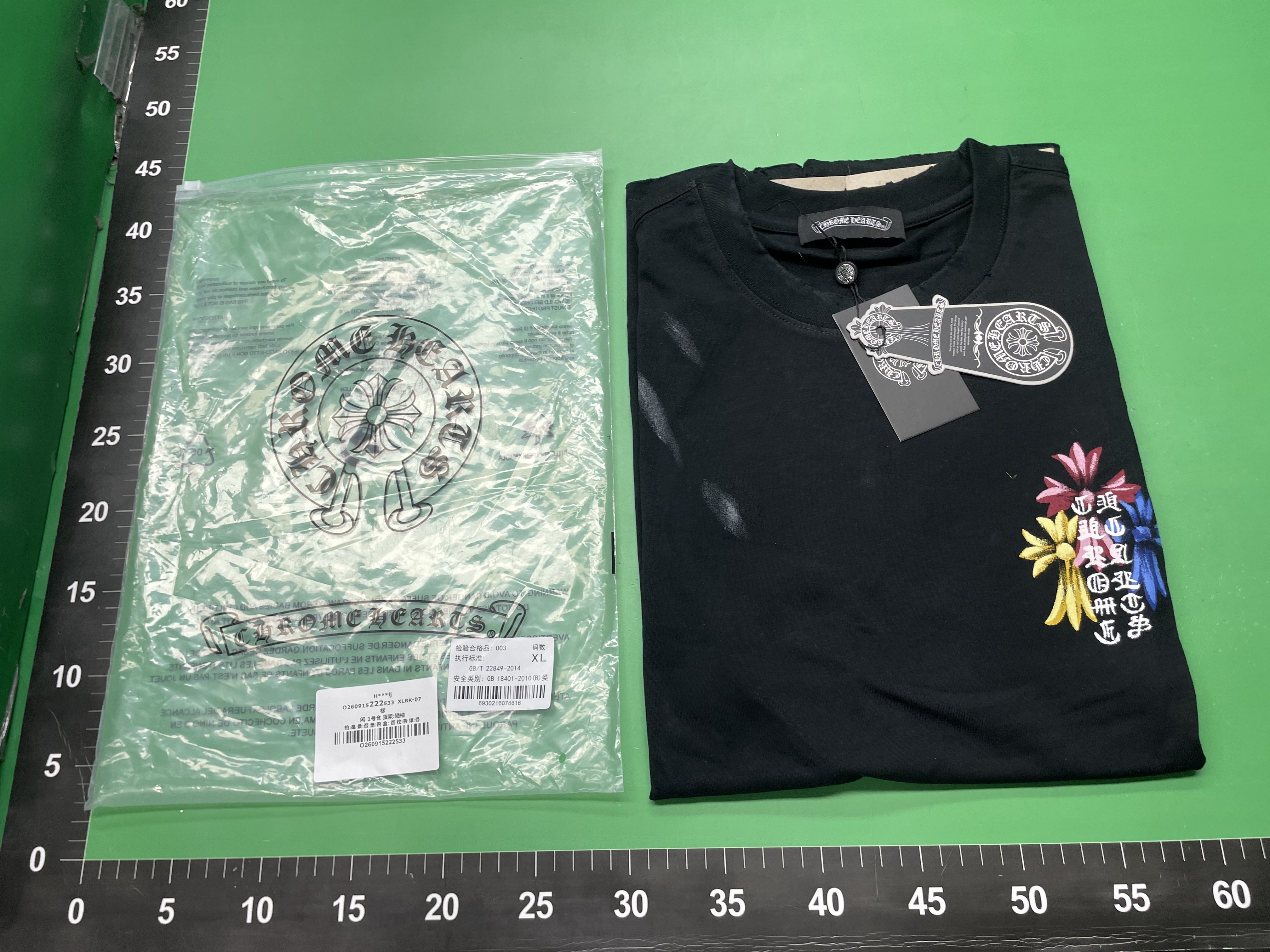 夏季新款跨境潮牌原版十字架宝剑印花男女情侣款宽松短袖T恤合集 — miniatura QC 3