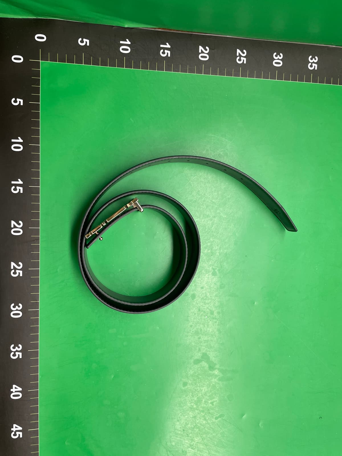 新款3.8宽度平滑扣皮带时尚百搭商务腰带牛仔裤腰带可一件代发 — foto QC 1