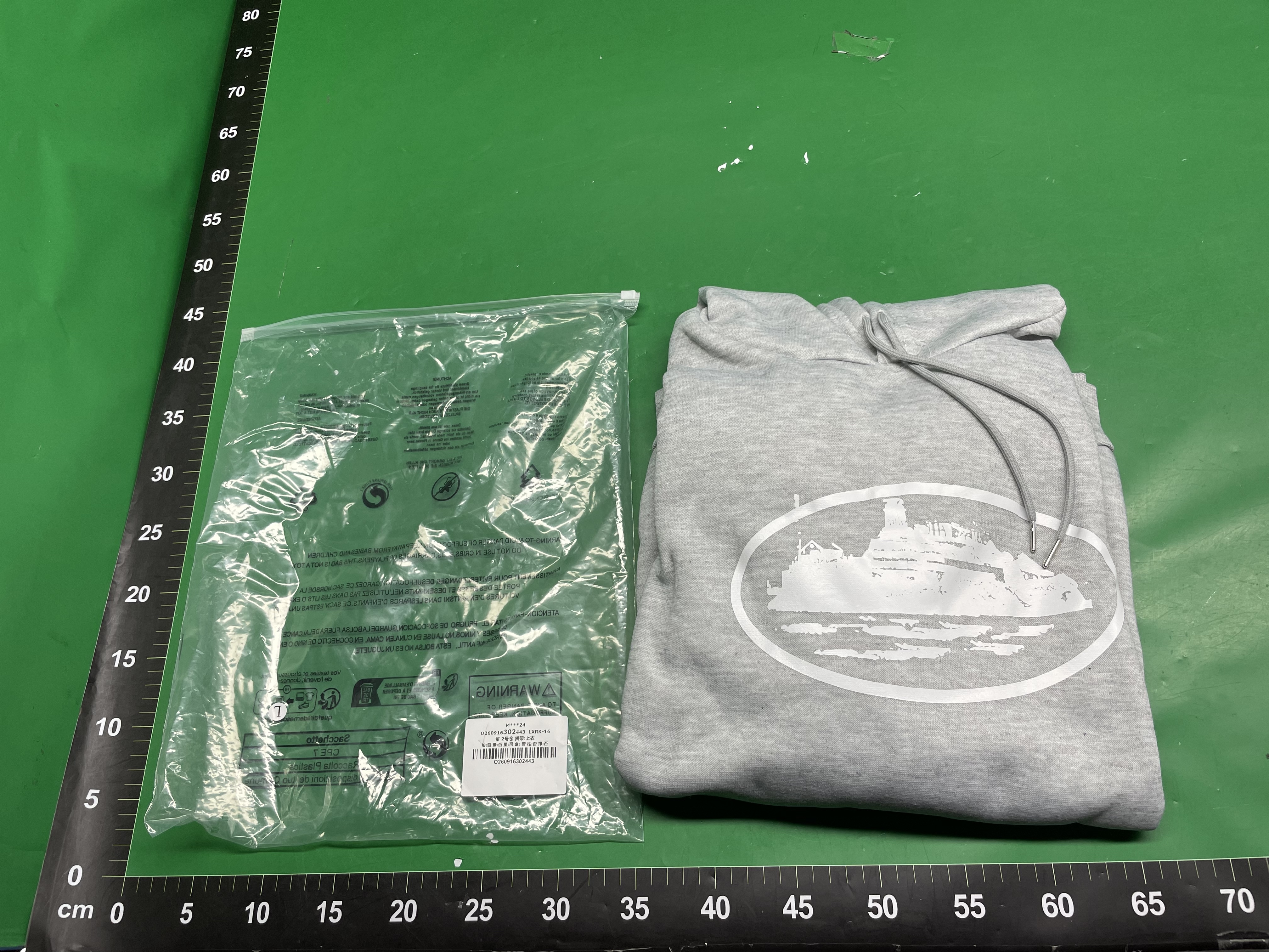 美式潮牌印花街头男女宽松基础款连帽卫衣休闲卫衣套装 — foto QC 1