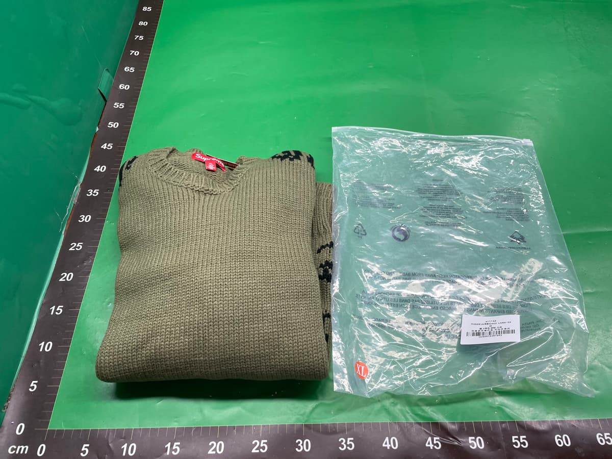 跨境电商直供26SS秋季Sup-WEEK3舒适字母圆领柔软针织毛衣情侣款 — miniatura QC 2