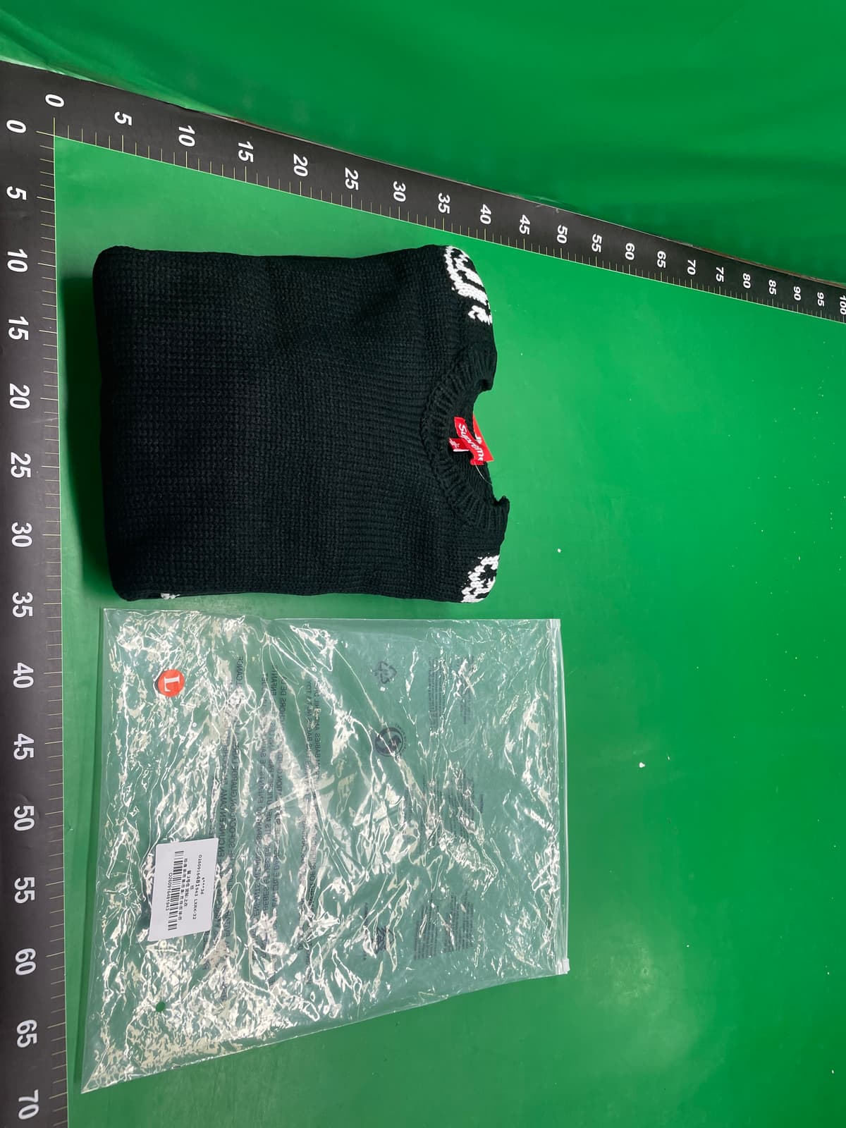 跨境电商直供26SS秋季Sup-WEEK3舒适字母圆领柔软针织毛衣情侣款 — foto QC 1