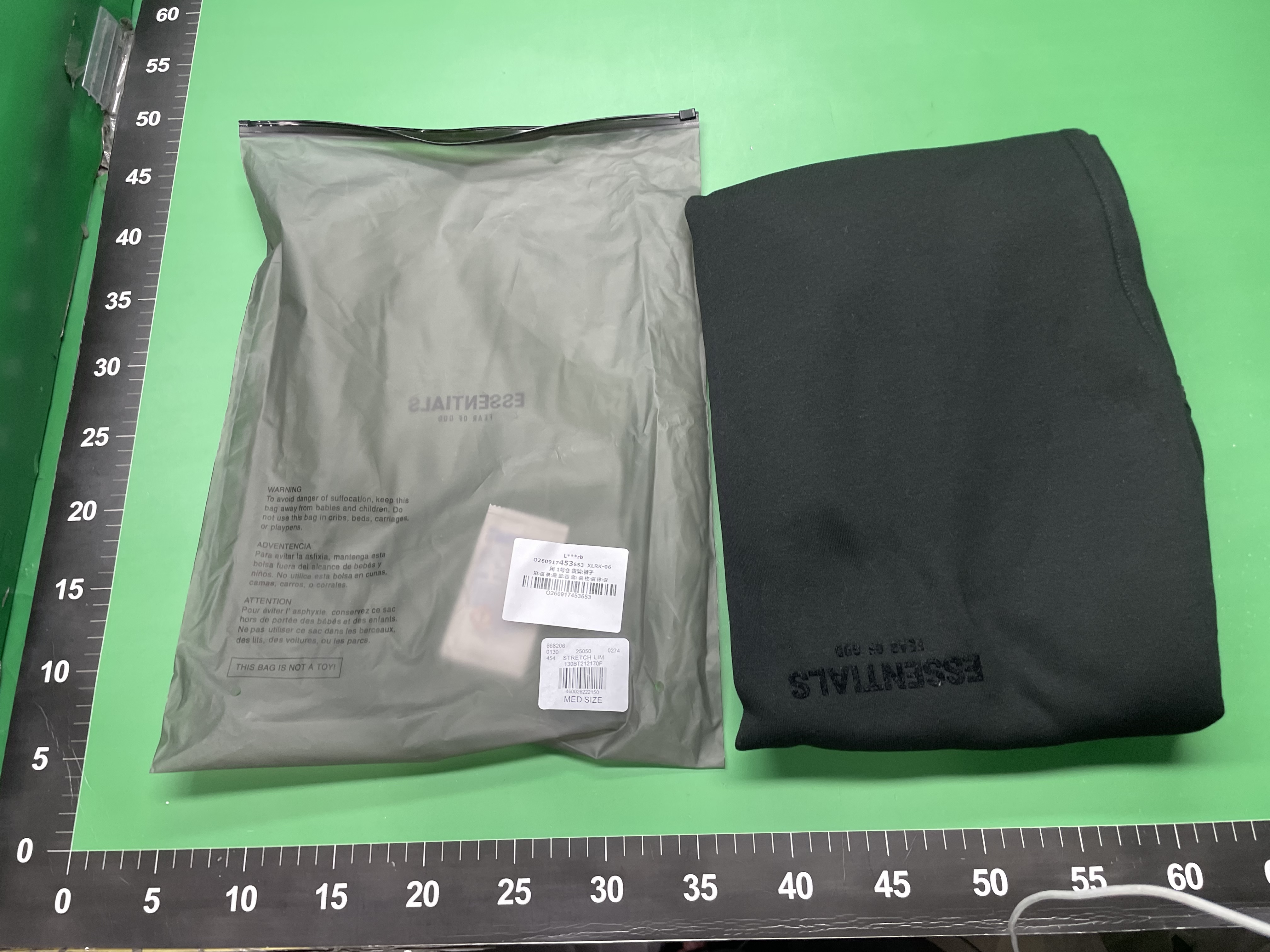 ESSENTIALS第八季高街休闲宽松直筒长裤卫裤 — miniatura QC 3