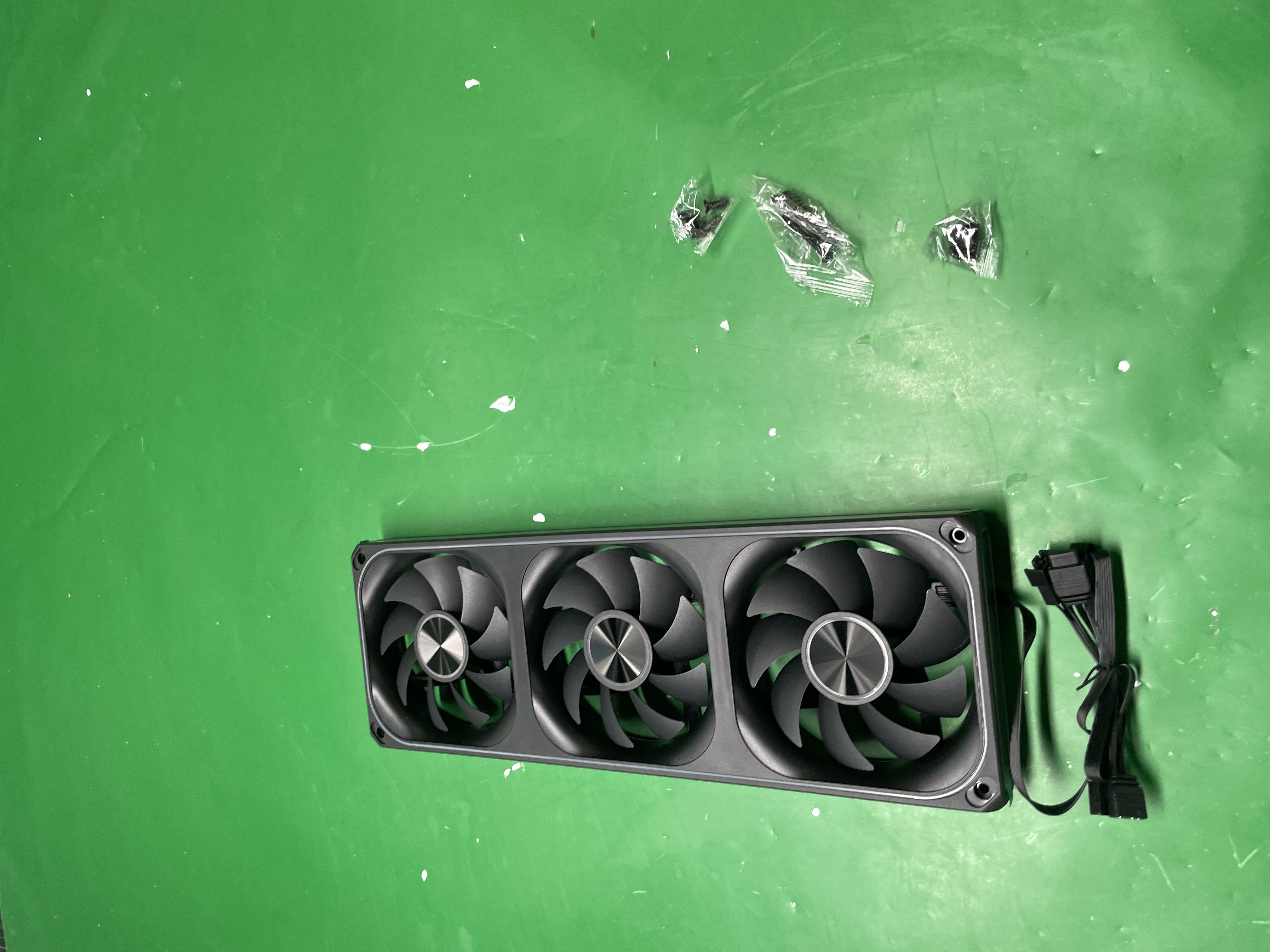 V240V360三联排积木风扇ARGB光效电脑散热12cm联体风冷风扇散热排 — miniatura QC 2