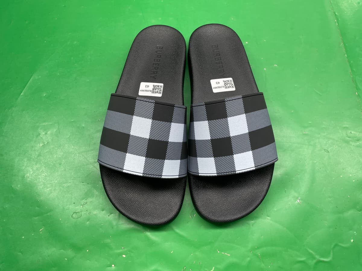 Checkered Pattern Printed Square Slippers 2026 Summer Cross-Border Cambodia Phnom Penh Vietnam Nigeria Slippers — miniatura QC 2