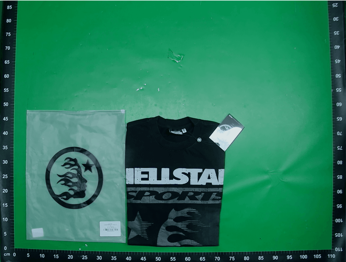跨境美潮地狱之星Hellstar高街复古水洗做旧高品质宽松男女短袖T — foto QC 1