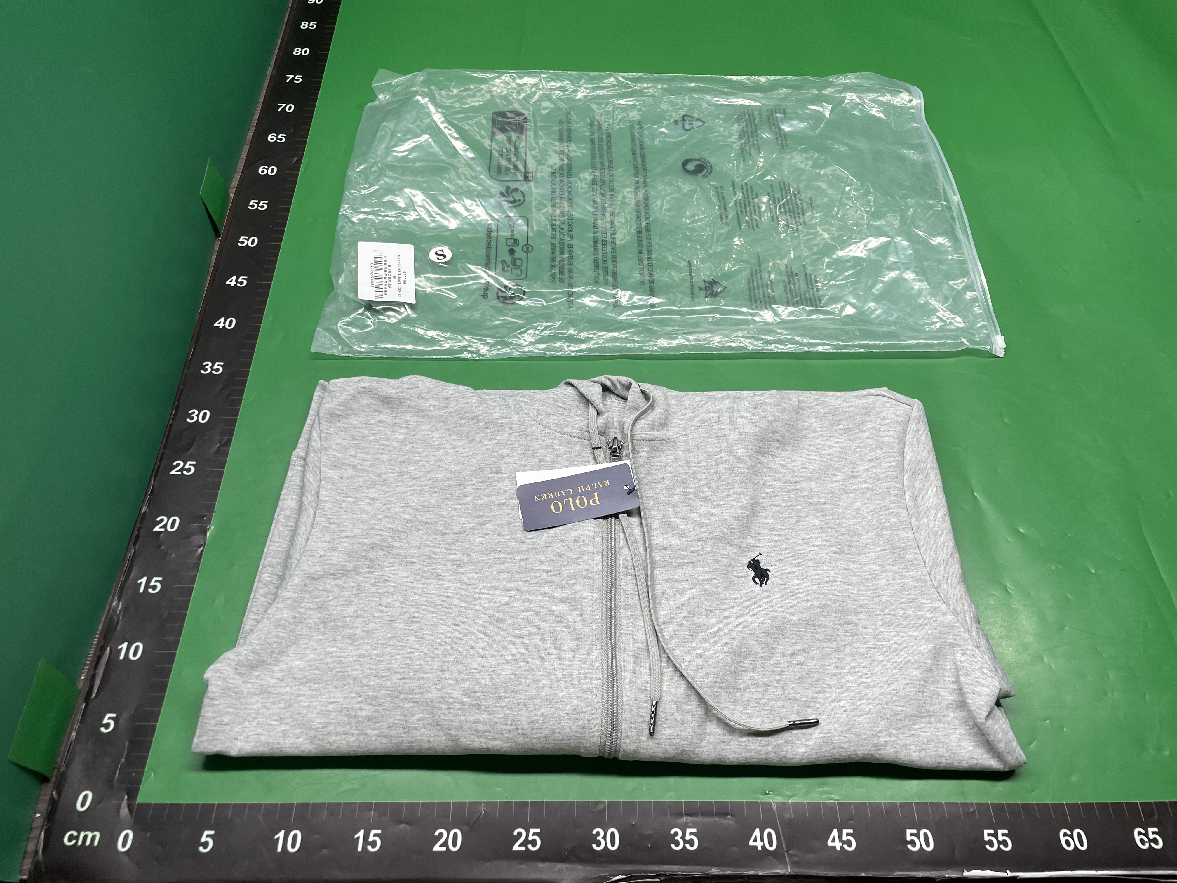 跨境十色拉夫RL基础款小马刺绣Logo连帽卫衣男女款拉链外套潮现货 — foto QC 1